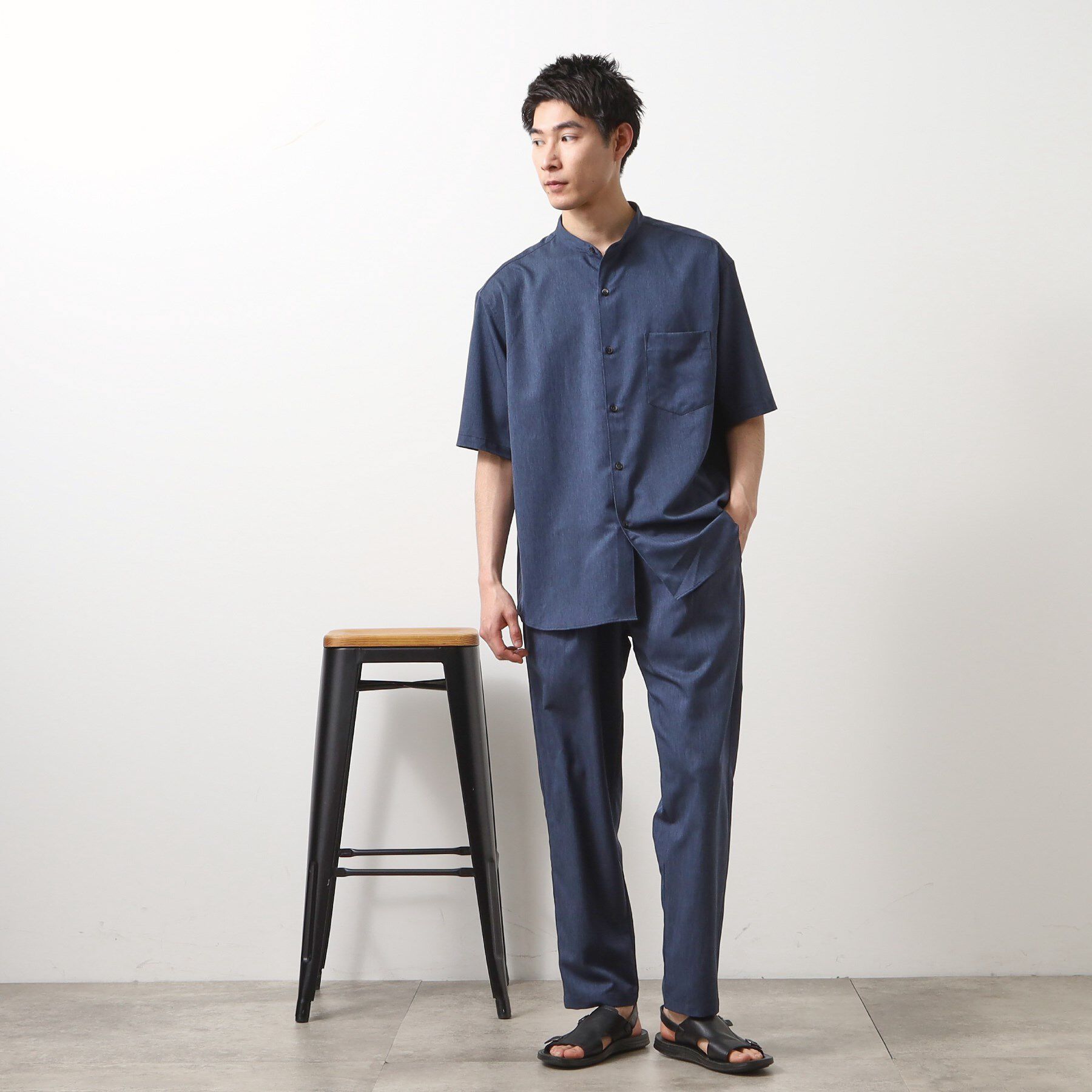 THE SHOP TK「クールファイバーイージーパンツ　接触冷感／吸水速乾／UVケア／軽量／セットアップ可」|その他|