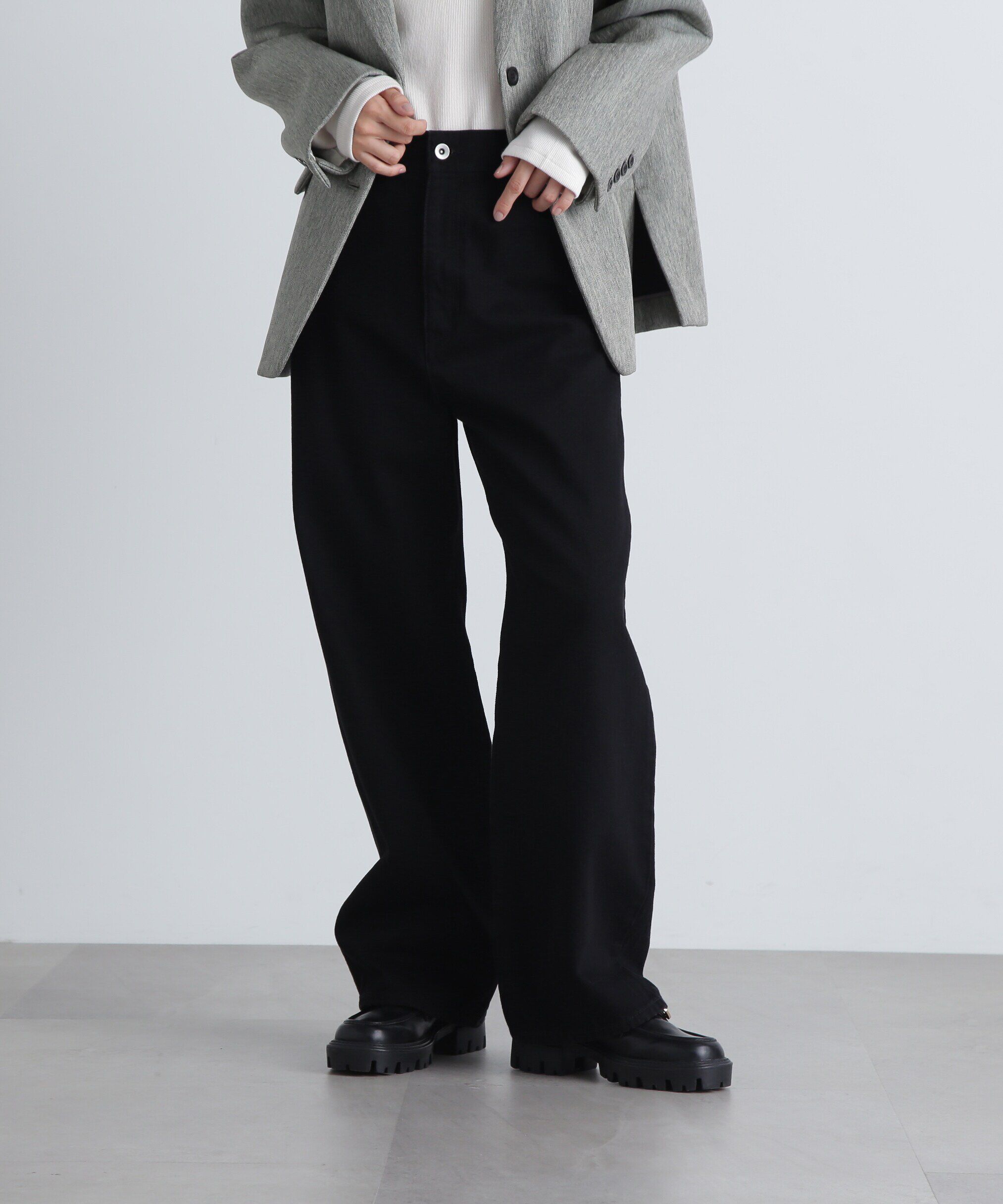  「ワイドストレートデニムパンツ《S Size Line》」|その他|