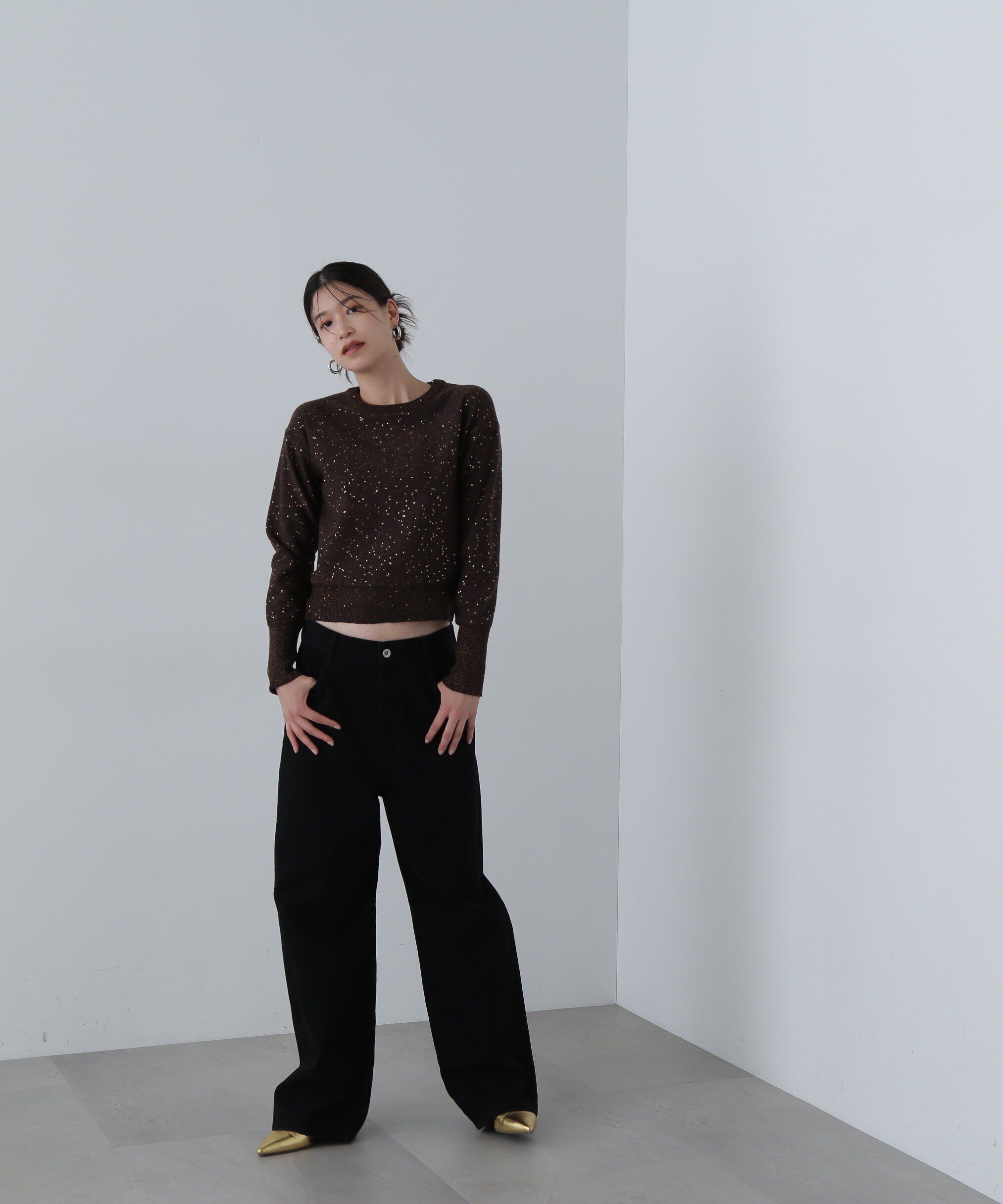  「ワイドストレートデニムパンツ《S Size Line》」|その他|