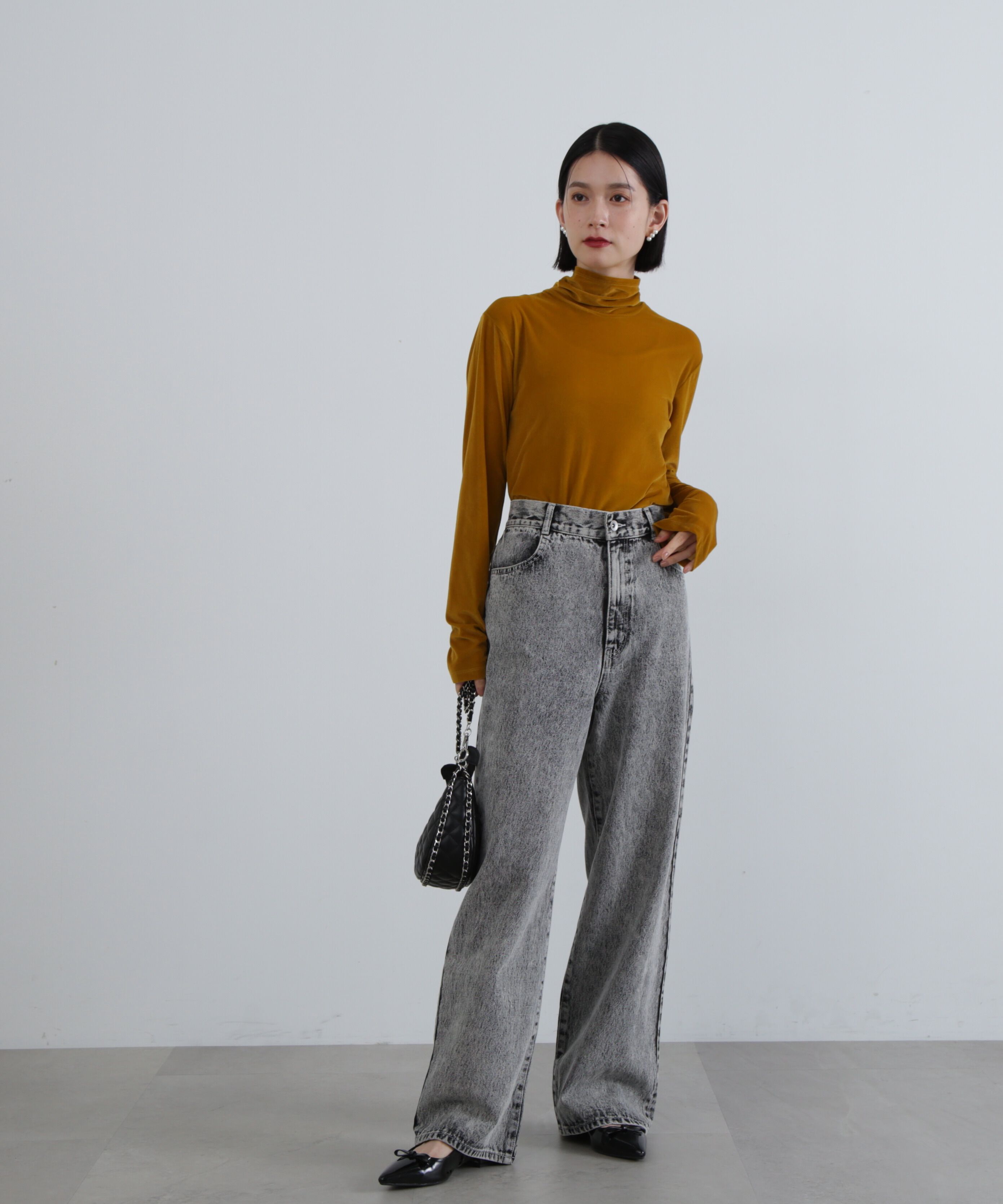  「ワイドストレートデニムパンツ《S Size Line》」|その他|