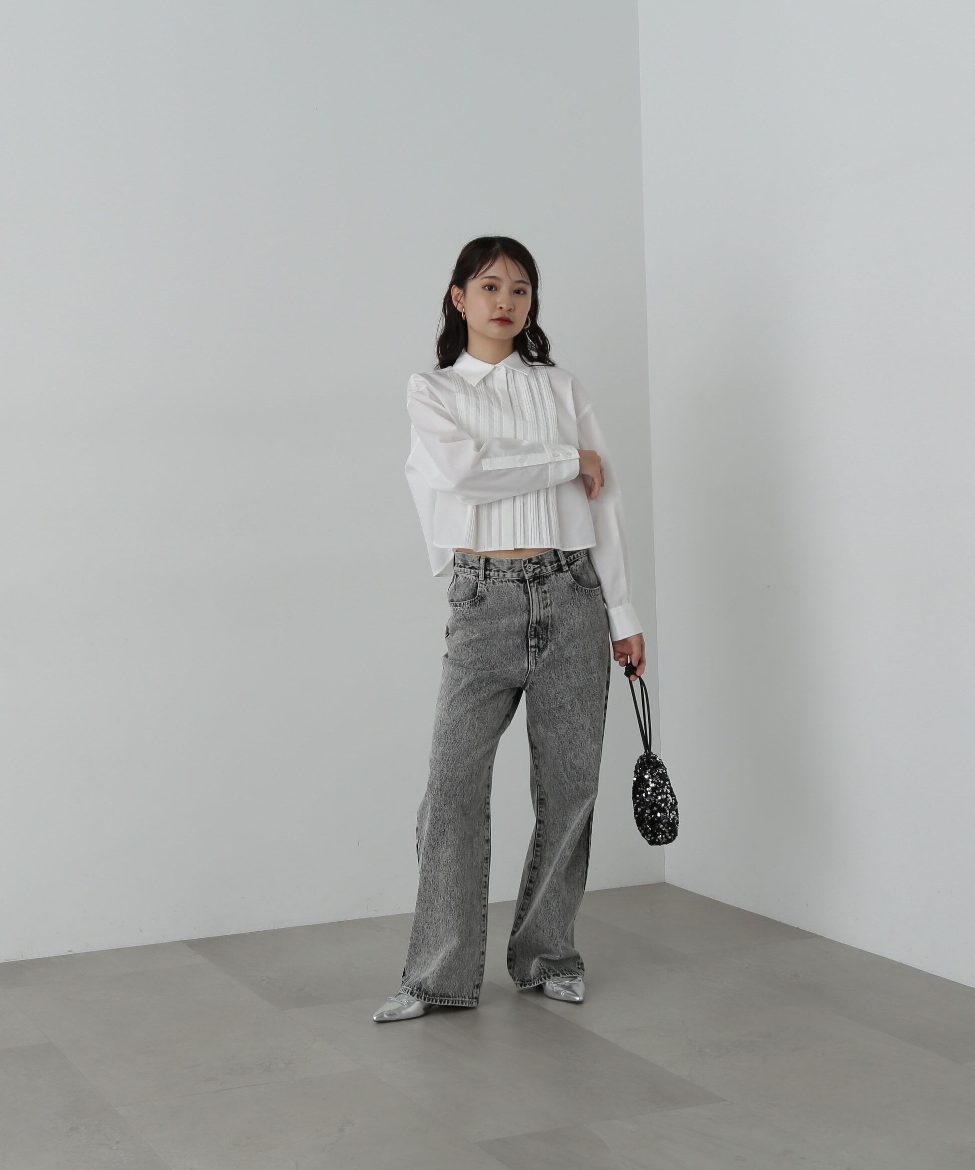  「ワイドストレートデニムパンツ《S Size Line》」|その他|