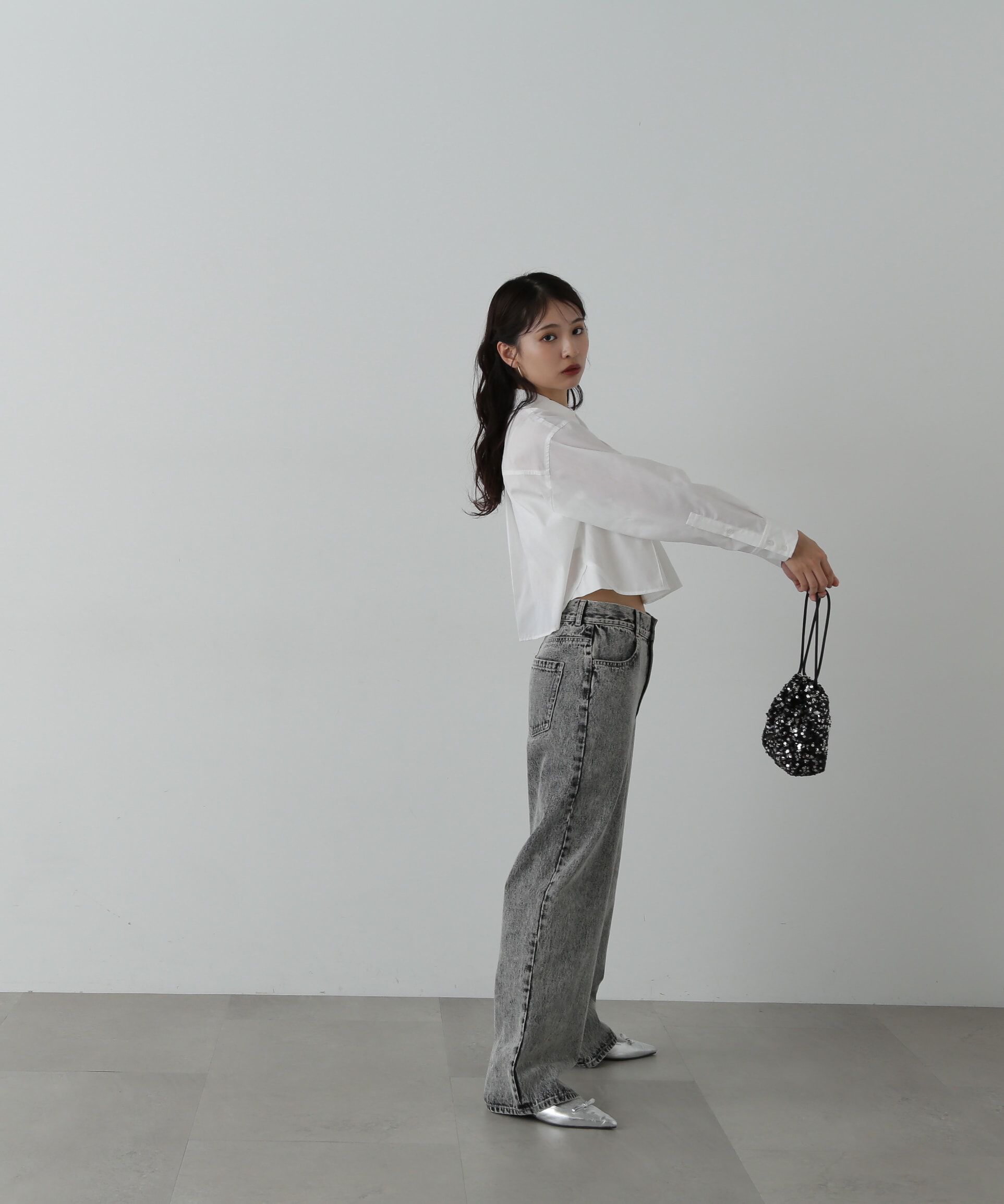  「ワイドストレートデニムパンツ《S Size Line》」|その他|