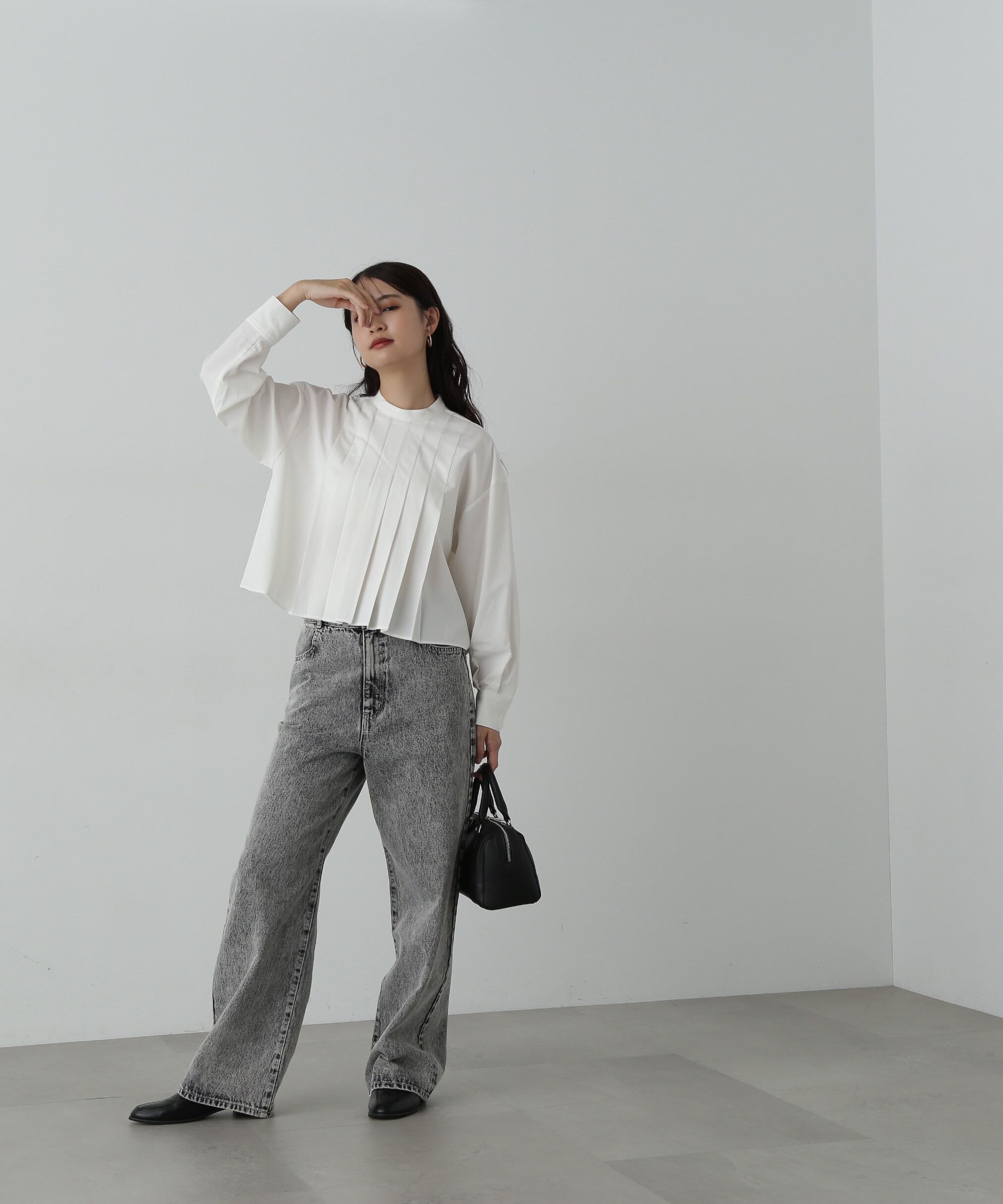  「ワイドストレートデニムパンツ《S Size Line》」|その他|