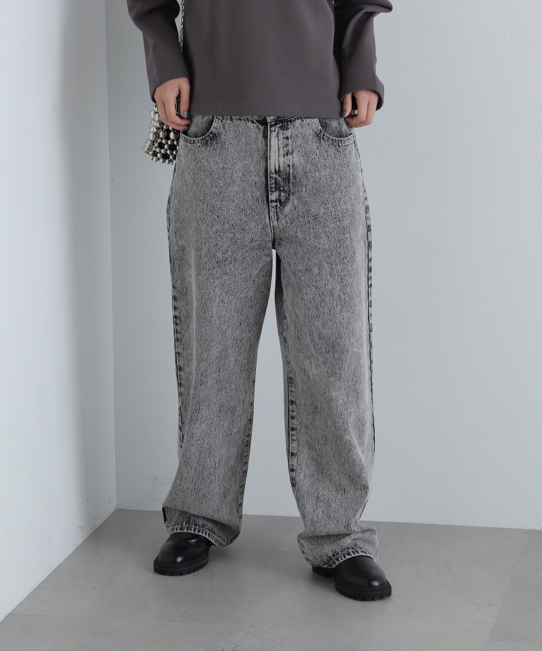  「ワイドストレートデニムパンツ《S Size Line》」|その他|