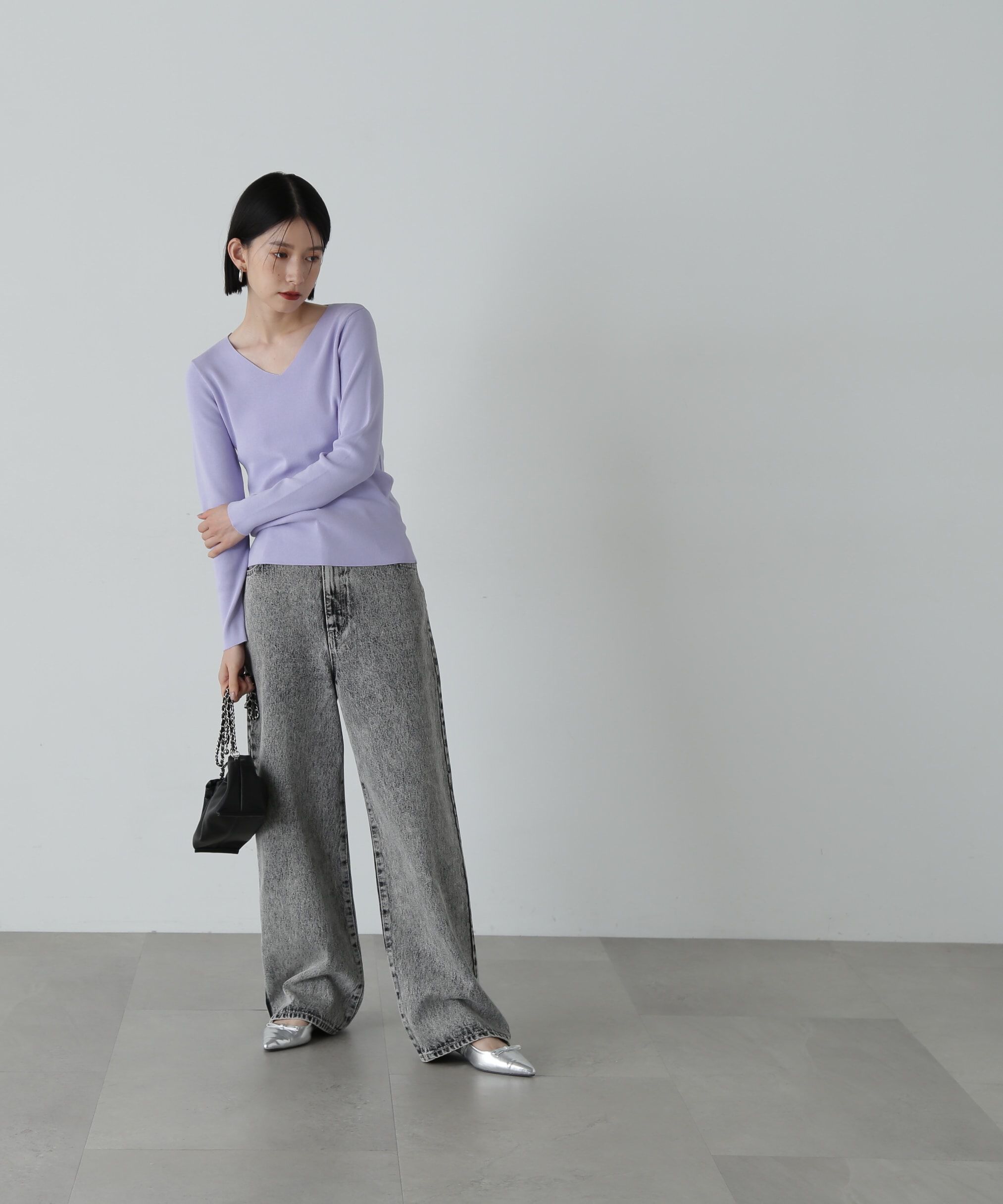  「ワイドストレートデニムパンツ《S Size Line》」|その他|