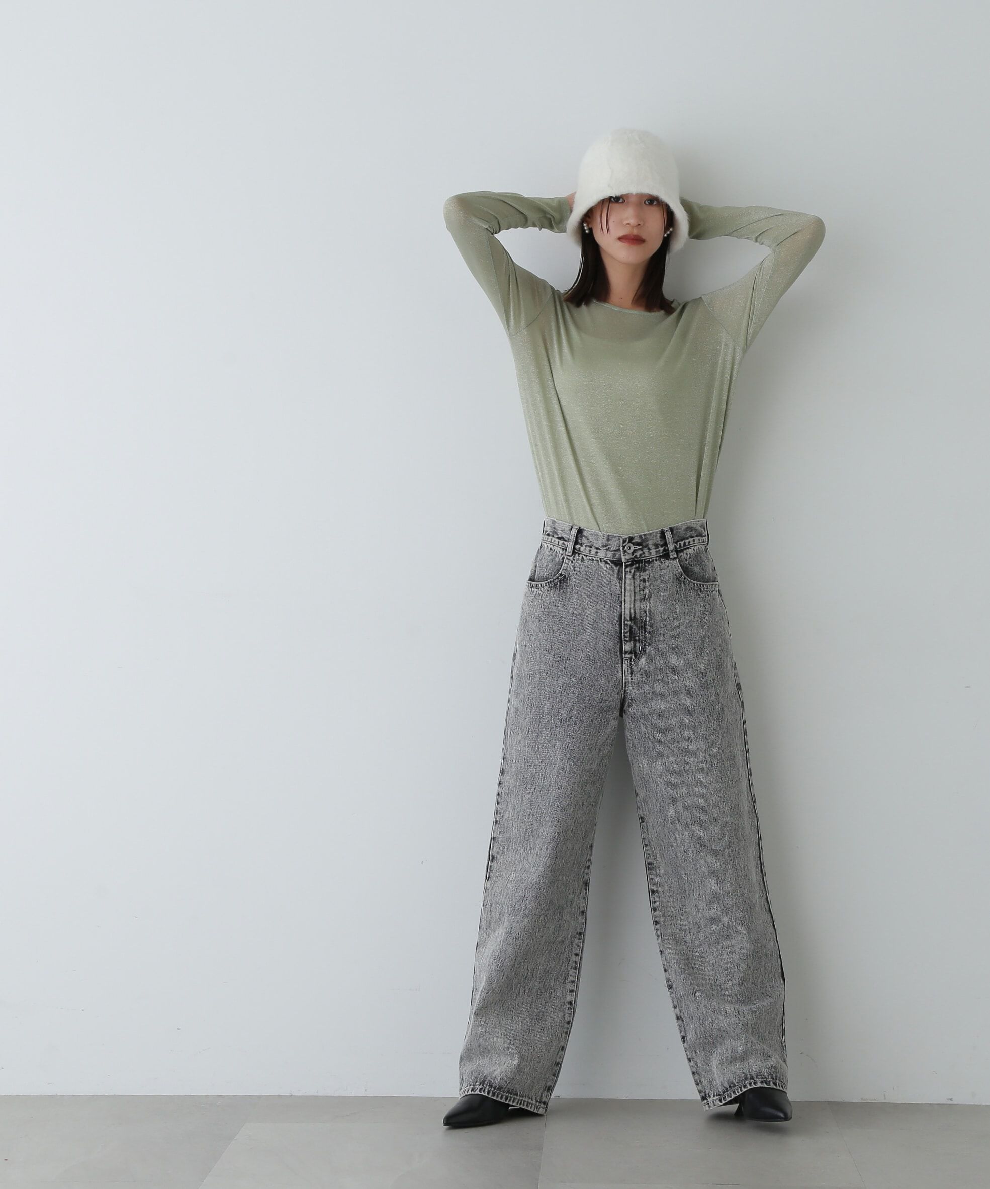  「ワイドストレートデニムパンツ《S Size Line》」|その他|