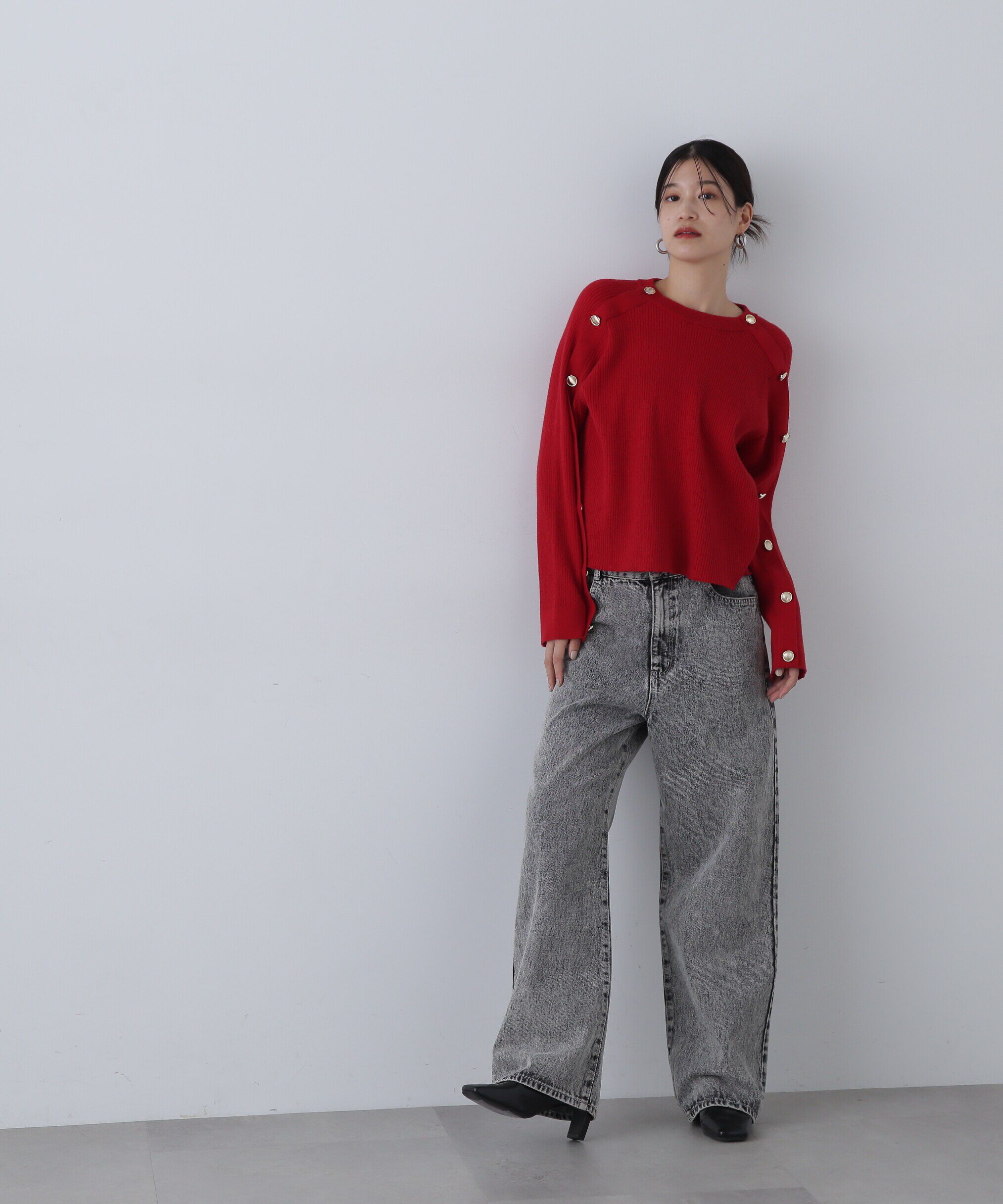  「ワイドストレートデニムパンツ《S Size Line》」|その他|