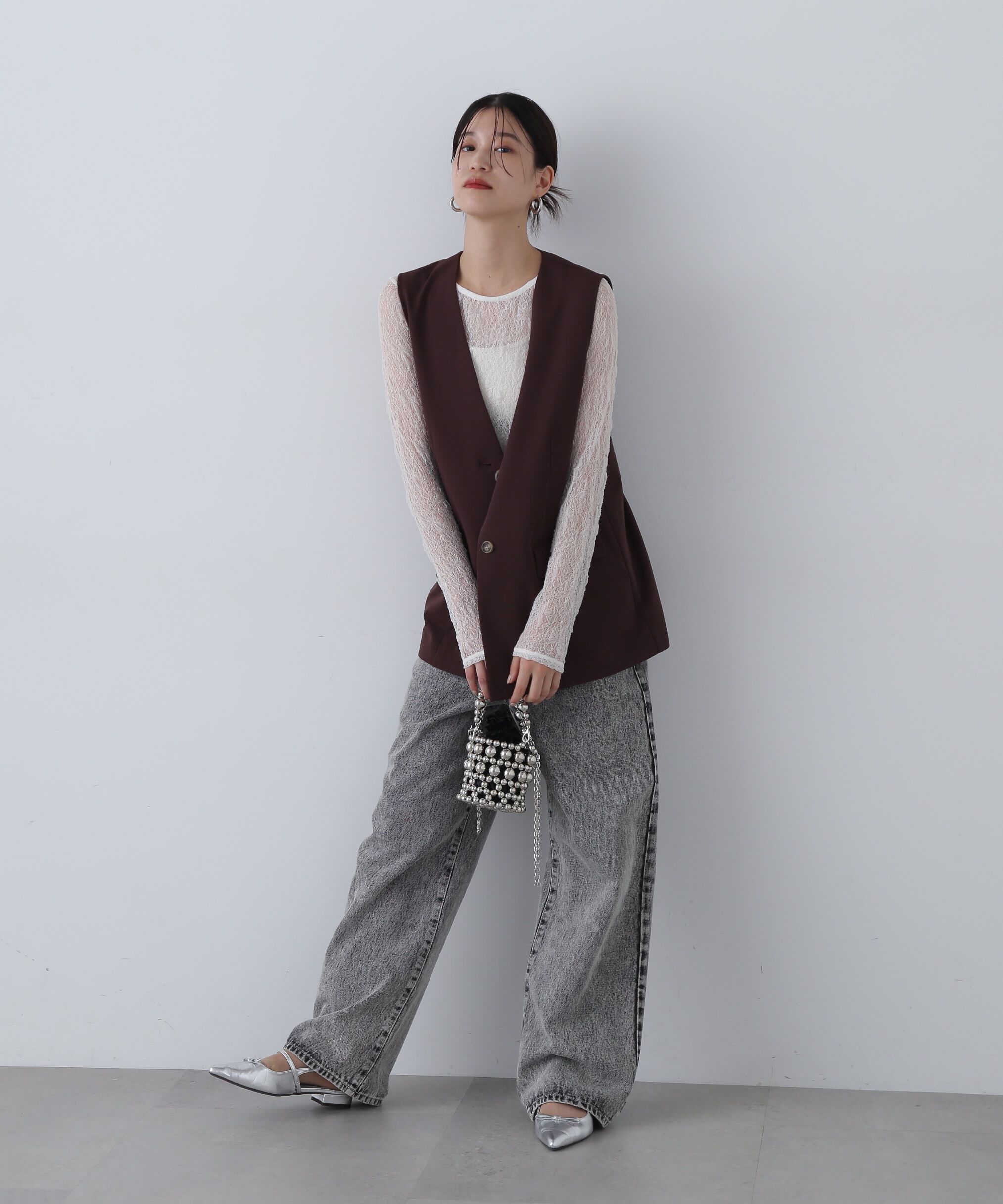  「ワイドストレートデニムパンツ《S Size Line》」|その他|