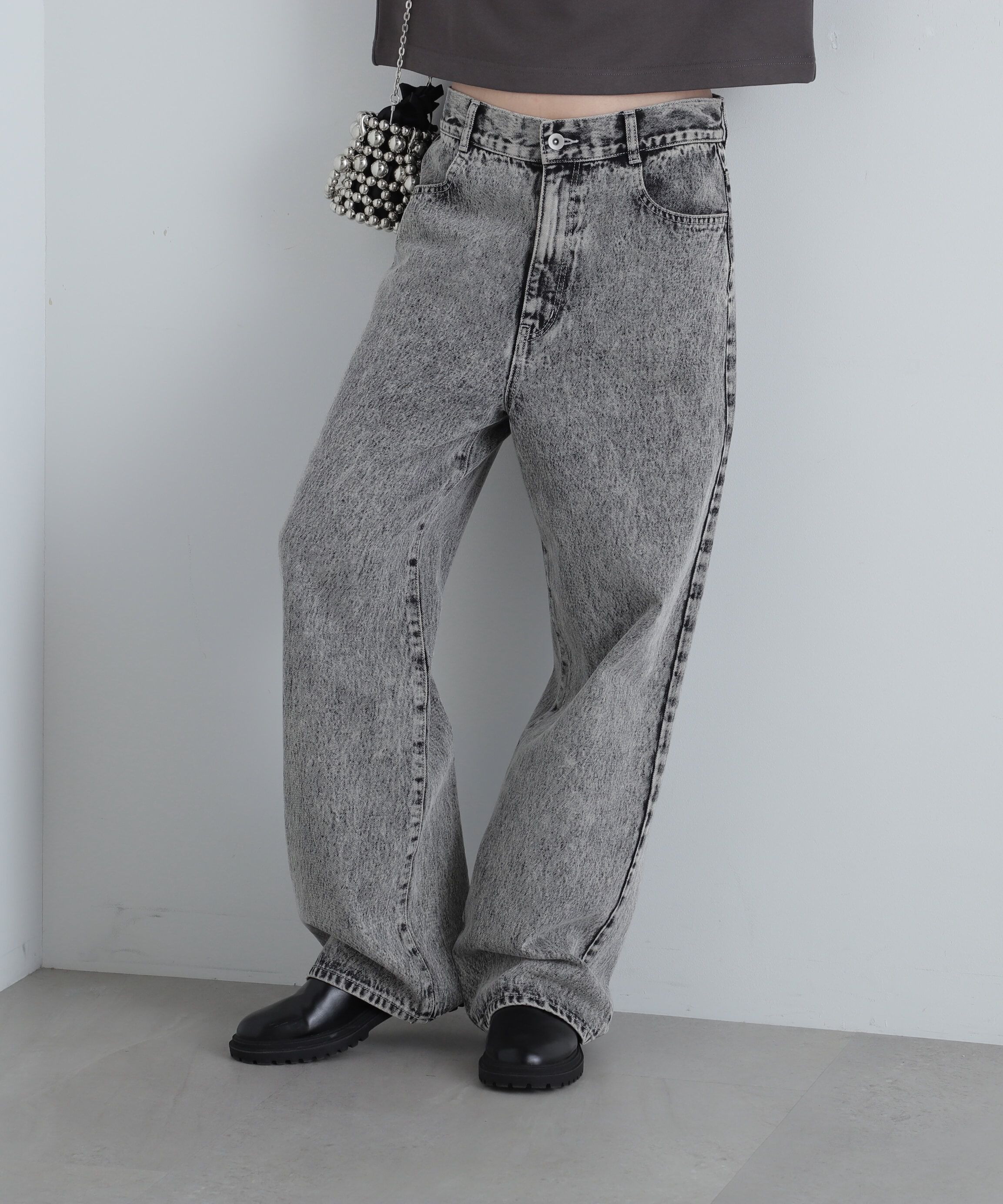  「ワイドストレートデニムパンツ《S Size Line》」|その他|