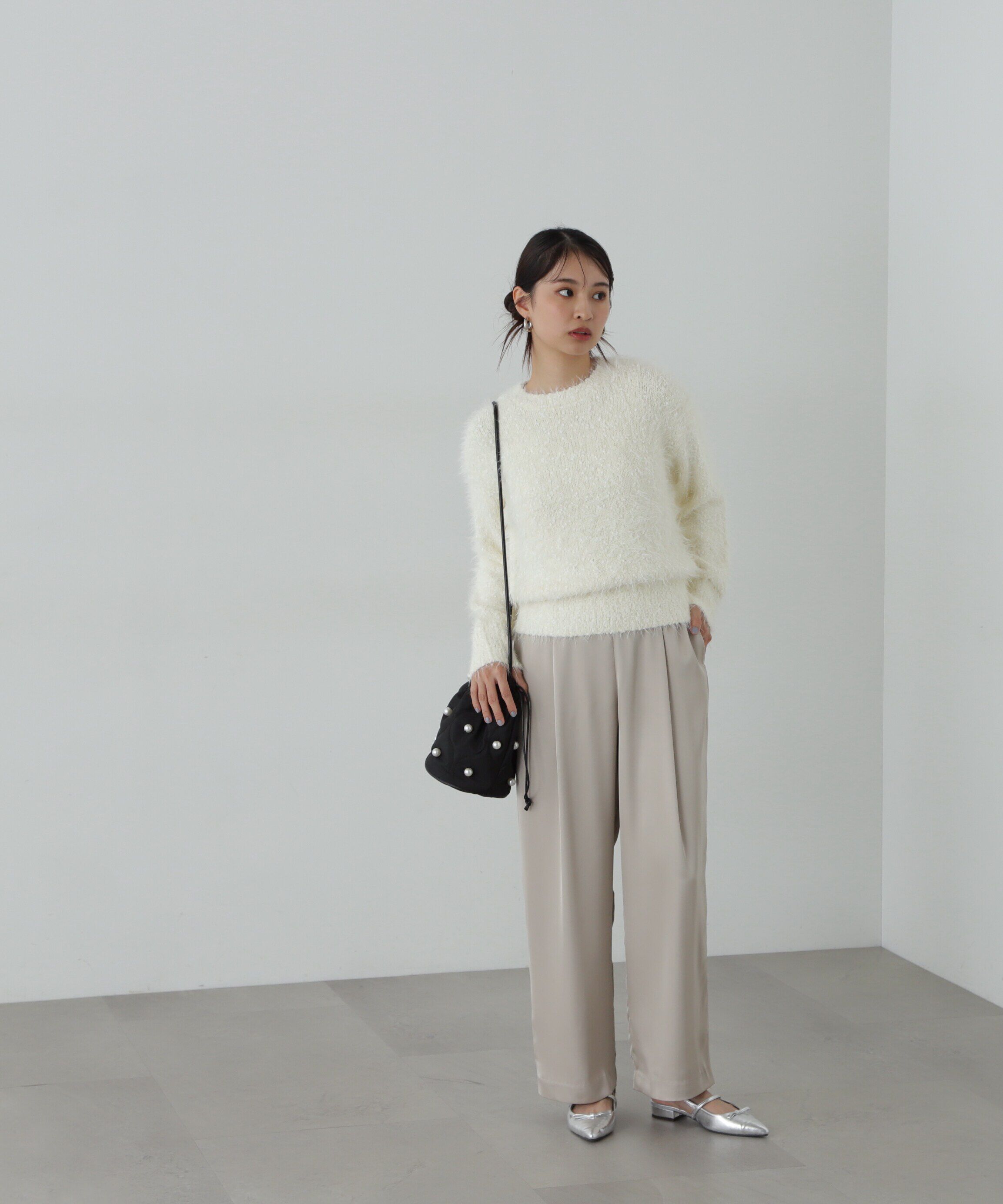  「イージーサテンワイドパンツ《S Size Line》」|その他|