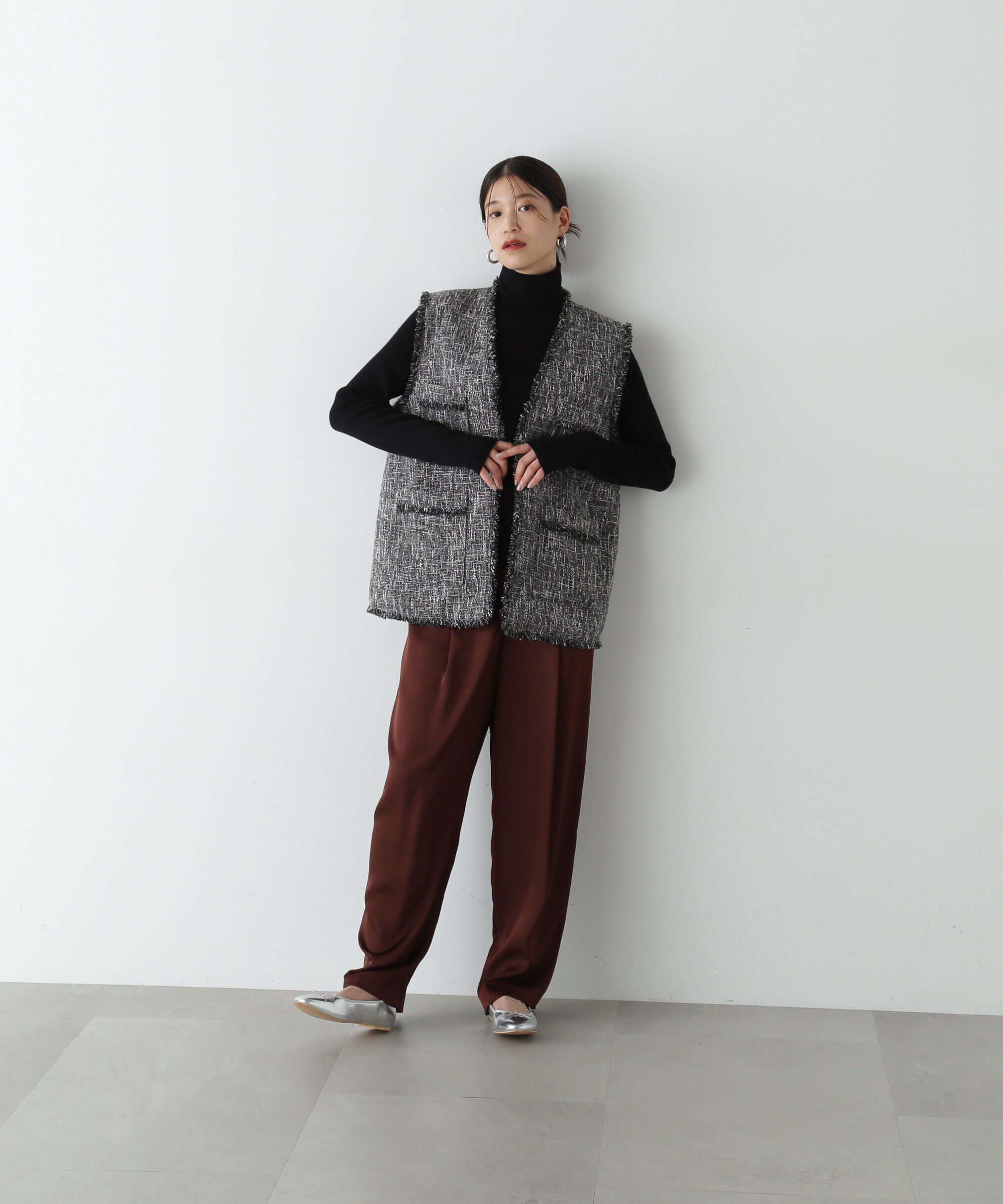  「イージーサテンワイドパンツ《S Size Line》」|その他|