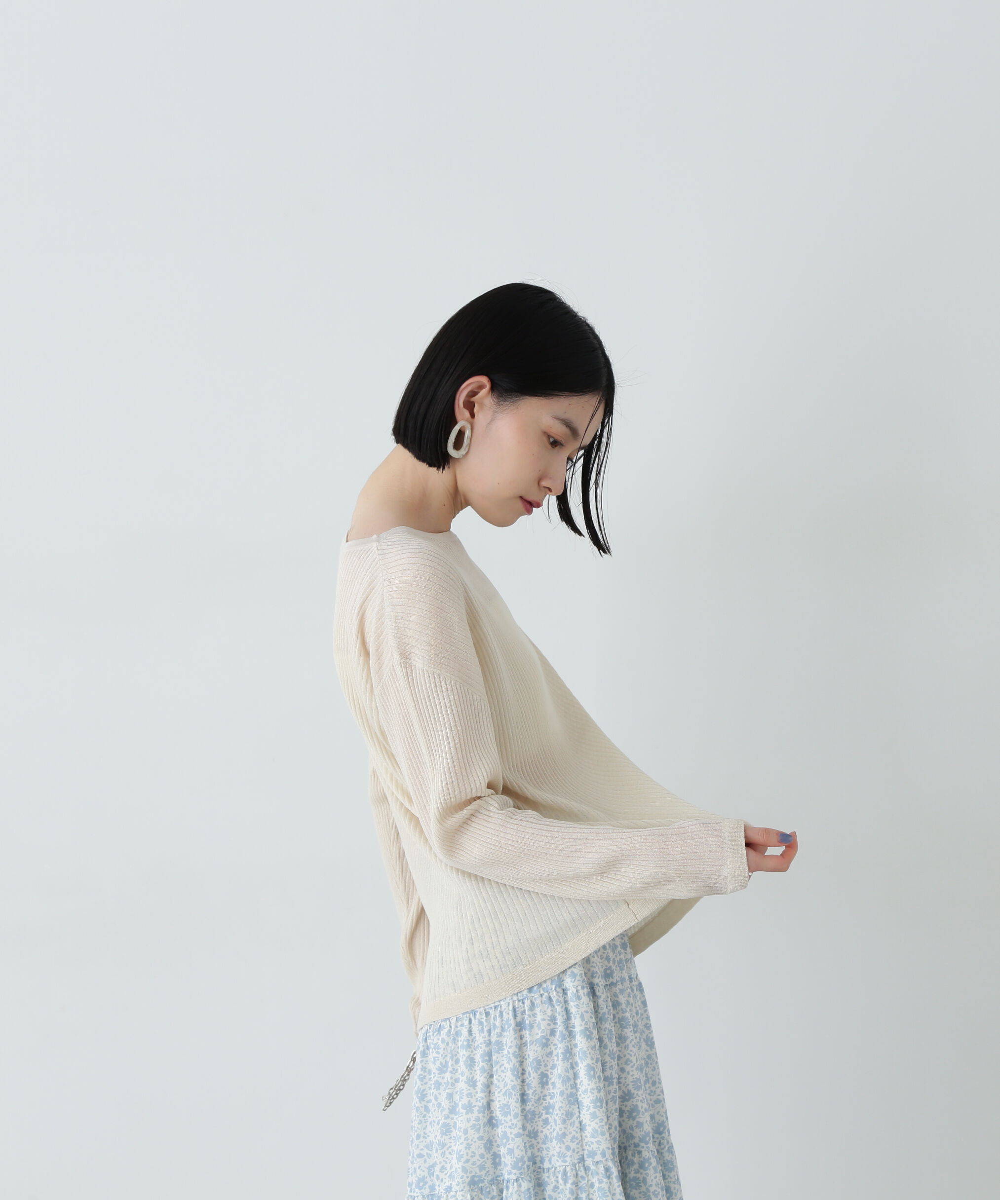  「シアーリブゆるニット」|ニット・セーター|