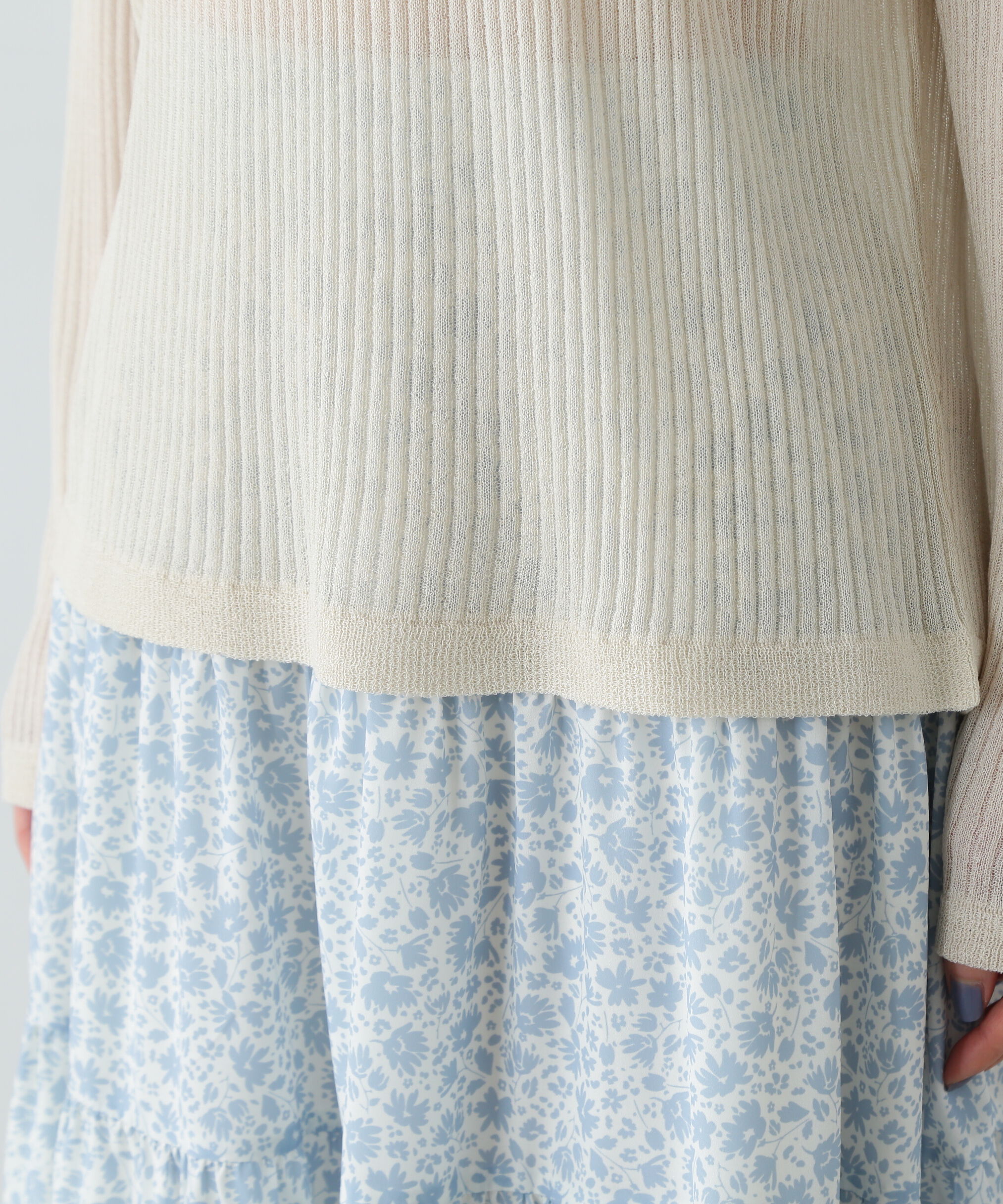  「シアーリブゆるニット」|ニット・セーター|