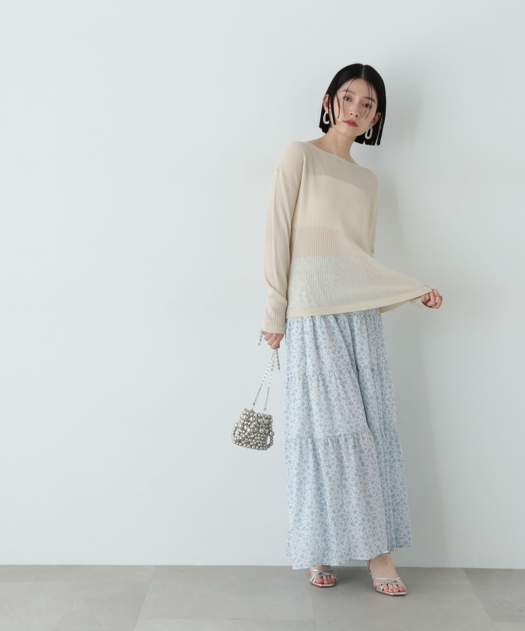  「シアーリブゆるニット」|ニット・セーター|