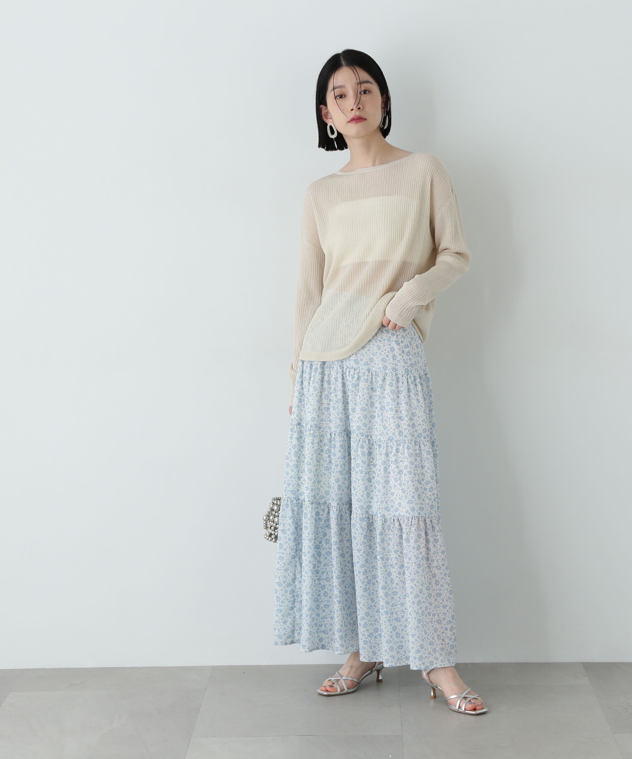  「シアーリブゆるニット」|ニット・セーター|