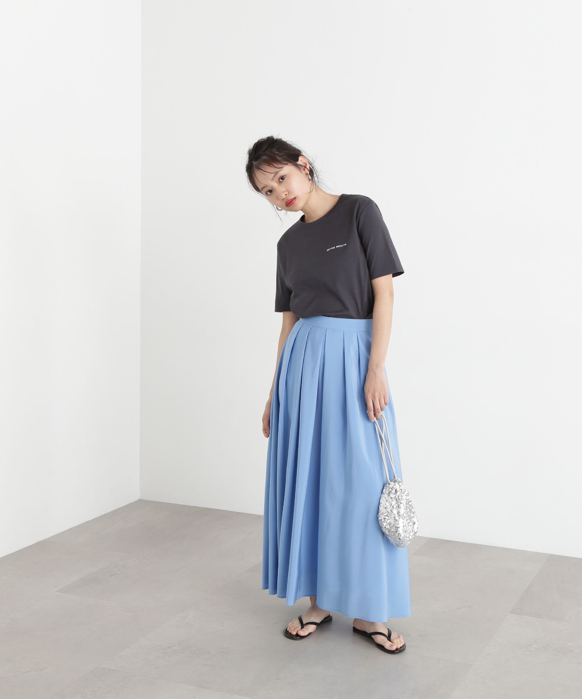  「シアータックフレアスカート」|スカート|