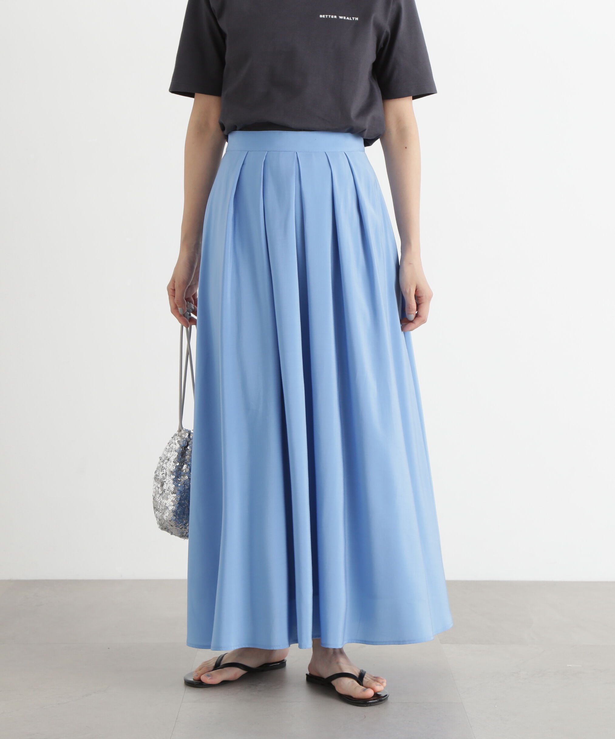  「シアータックフレアスカート」|スカート|