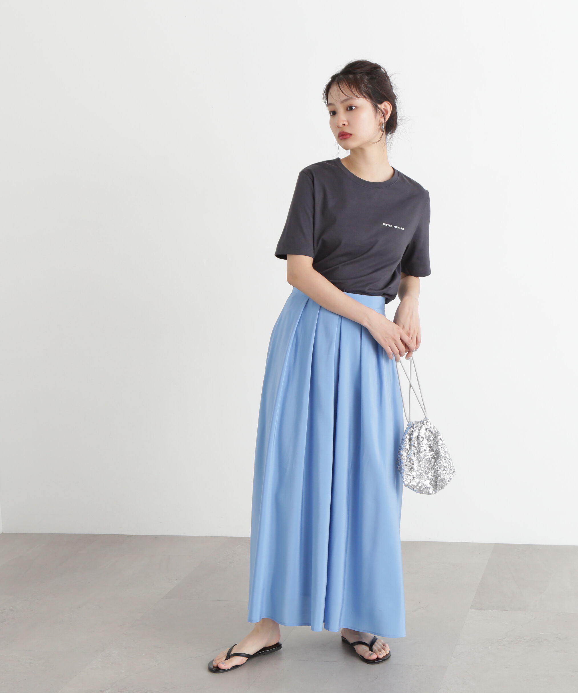  「シアータックフレアスカート」|スカート|