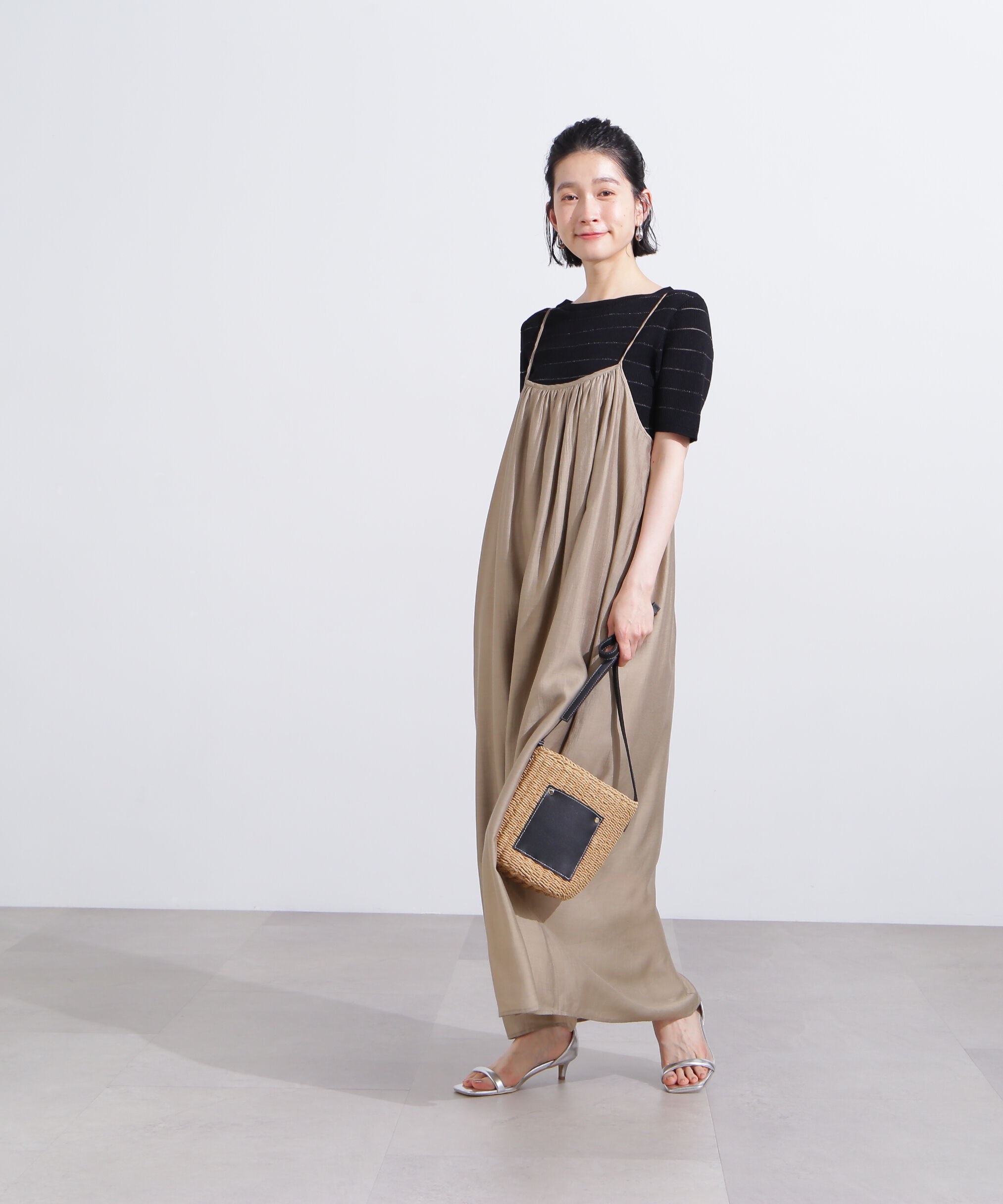  「シアーボーダーリブニット」|ニット・セーター|