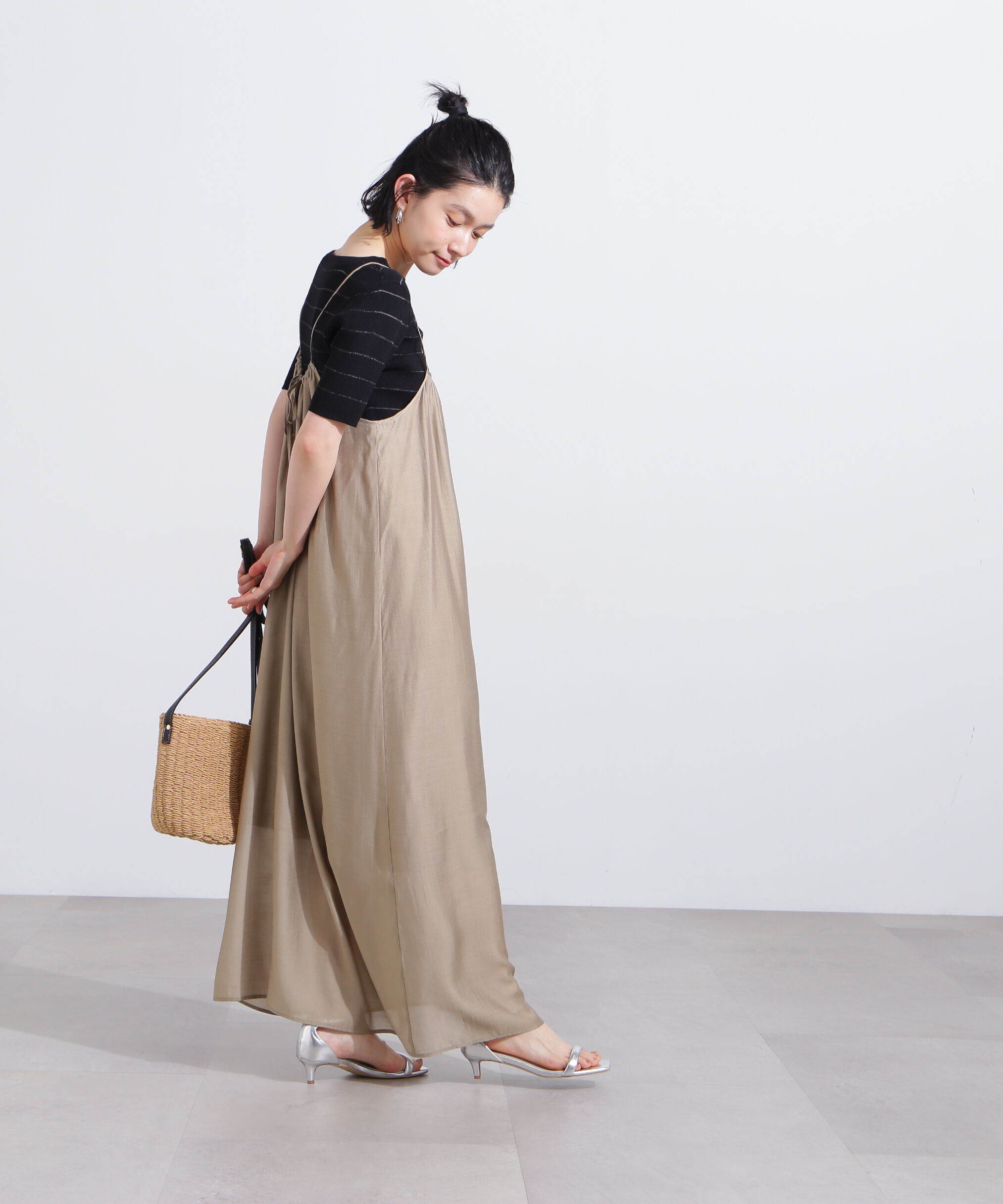  「シアーボーダーリブニット」|ニット・セーター|