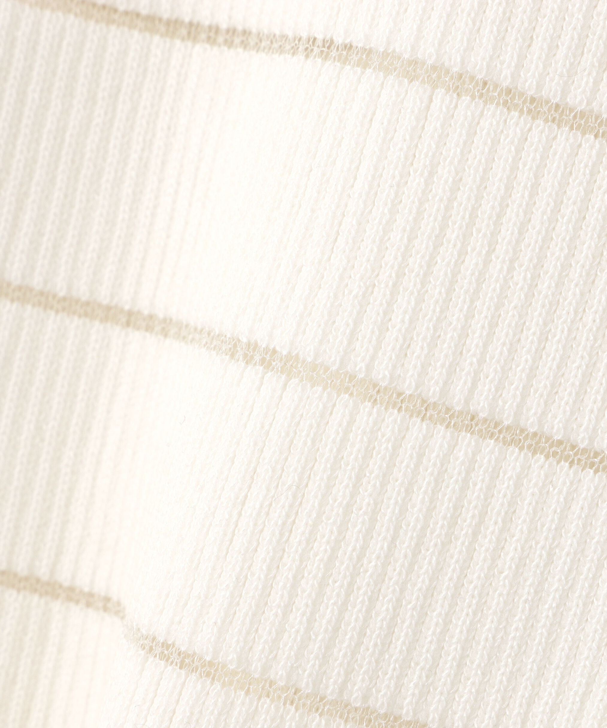  「シアーボーダーリブニット」|ニット・セーター|