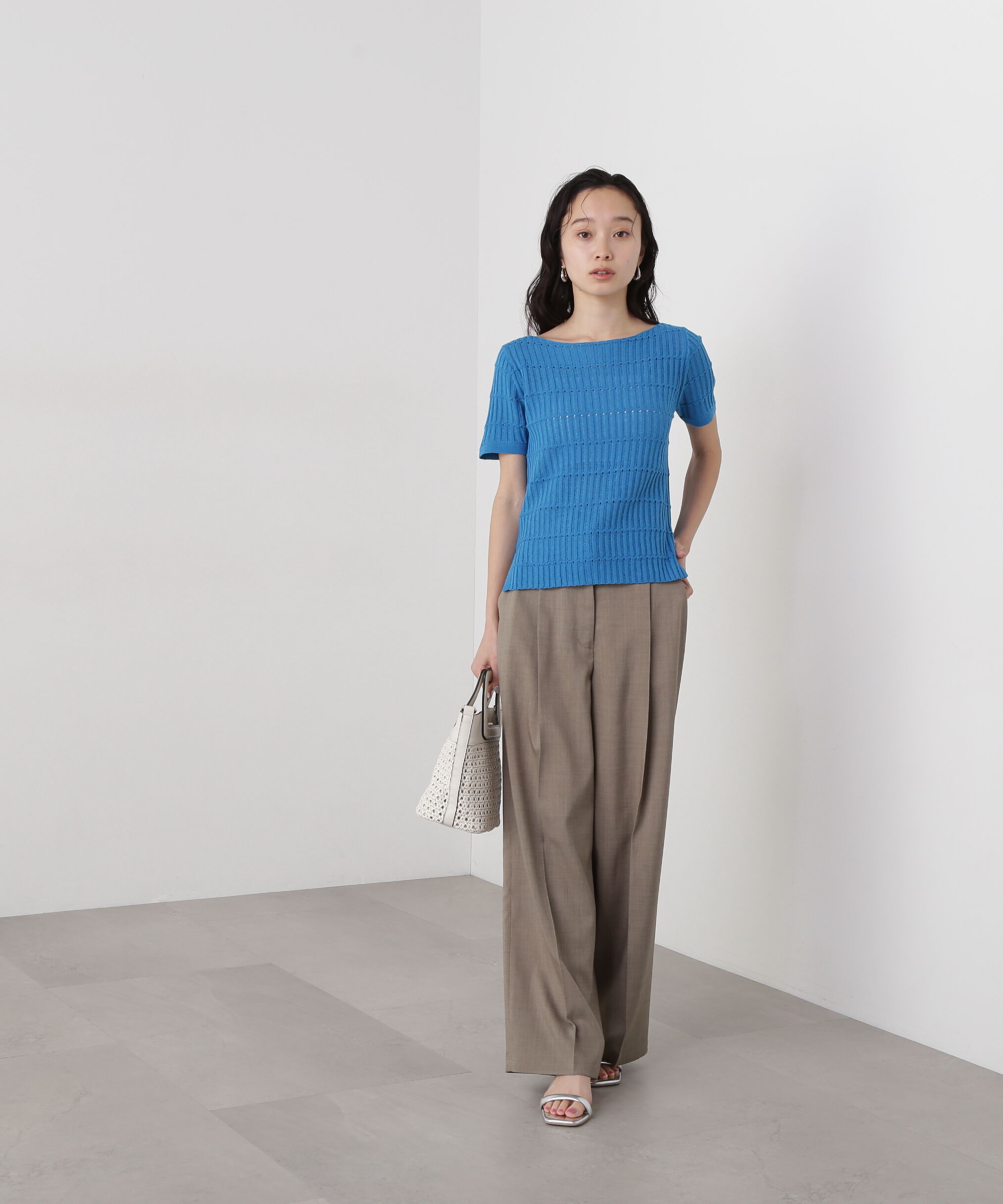  「リネンライクタックパンツ」|その他|