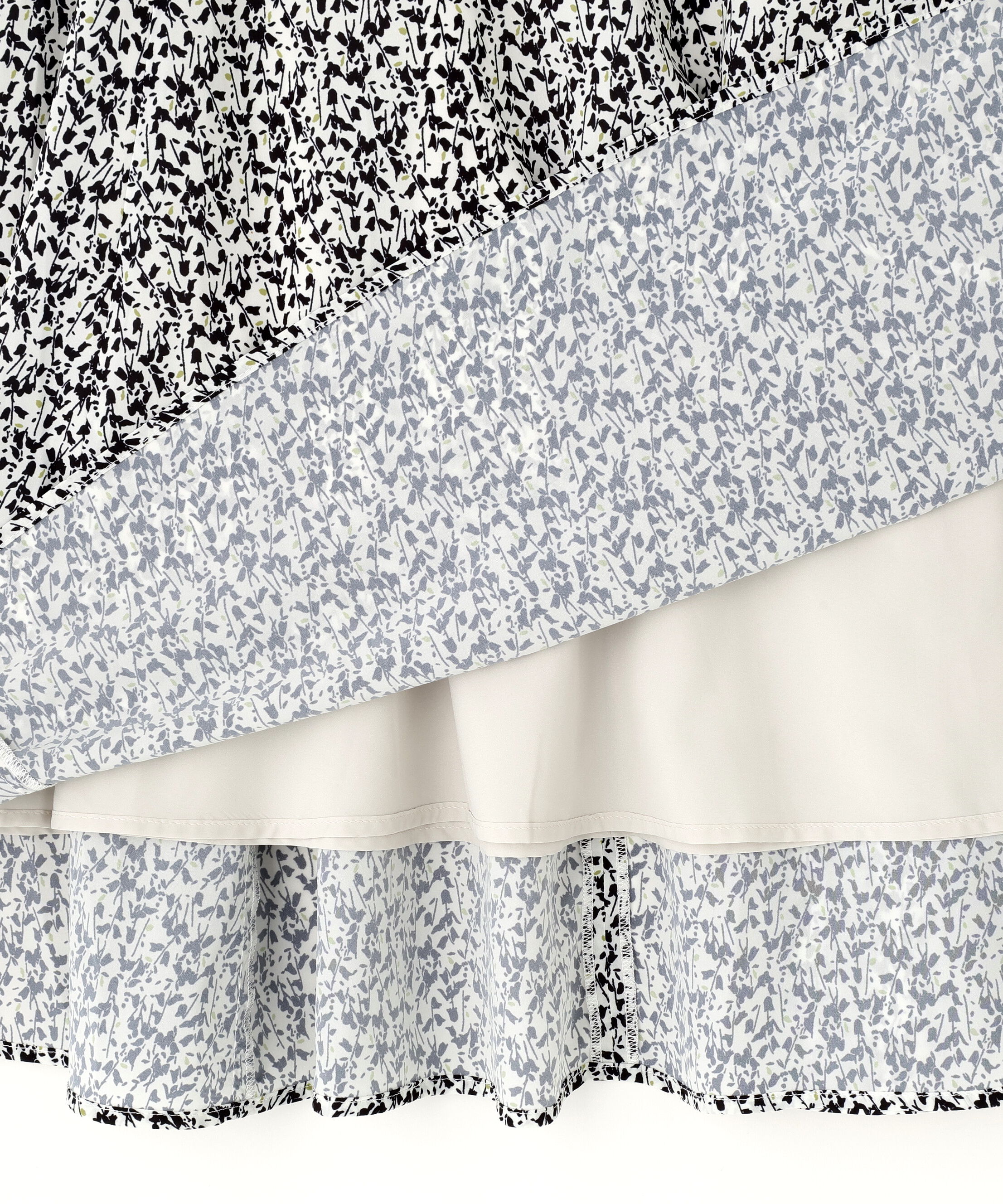  「フラワープリントAラインスカート」|スカート|