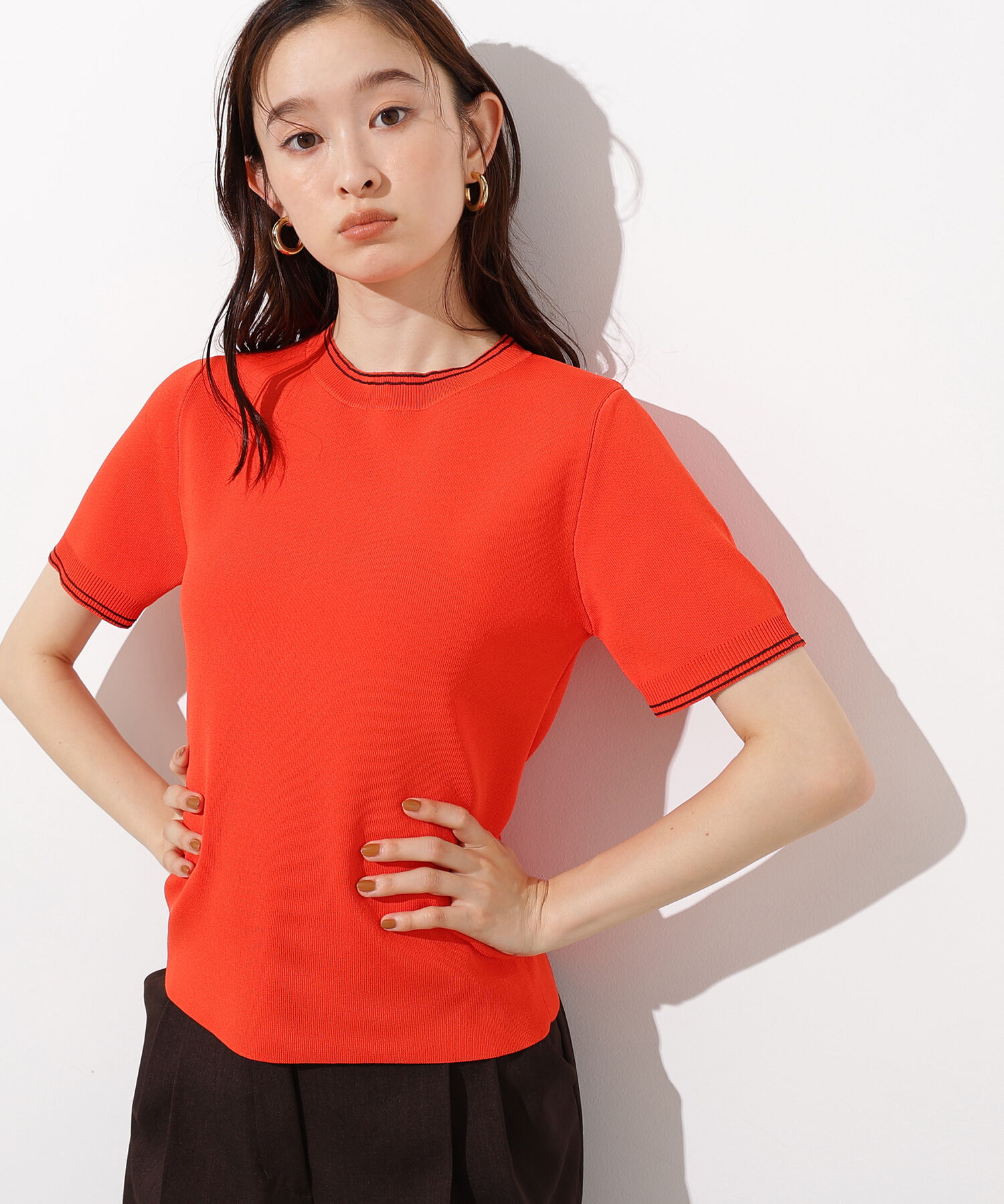  「ラインコンパクトニット」|ニット・セーター|