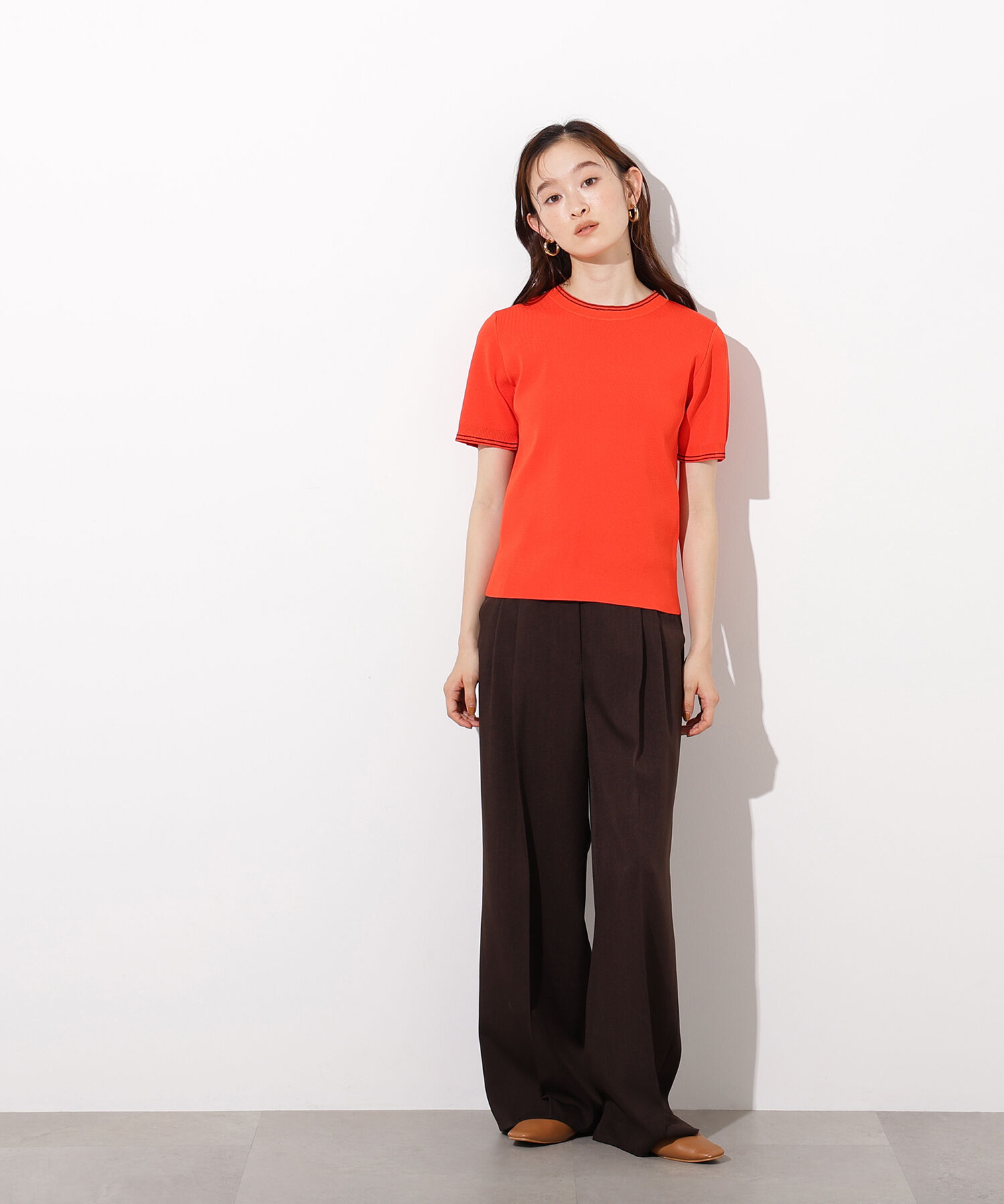  「ラインコンパクトニット」|ニット・セーター|