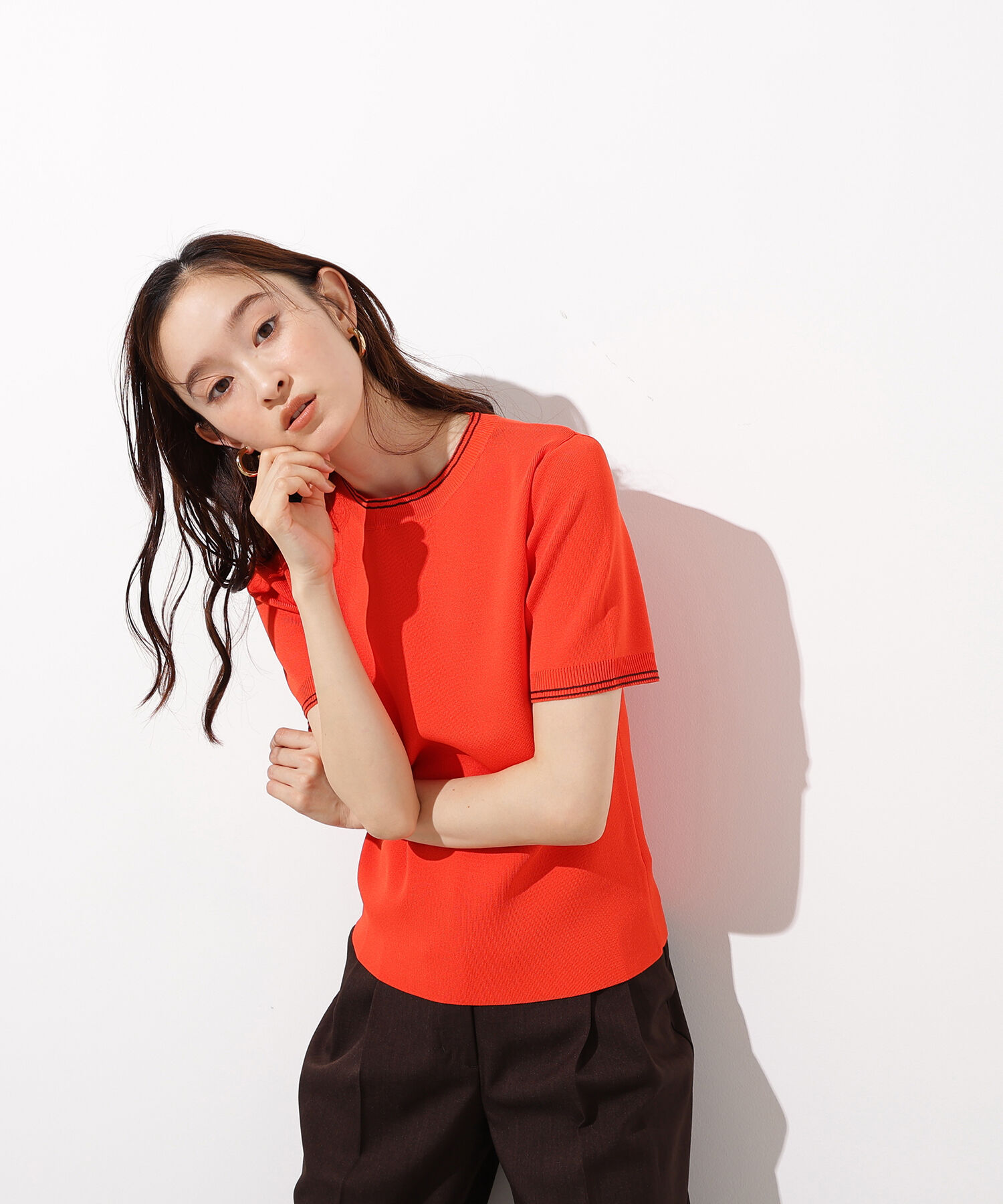  「ラインコンパクトニット」|ニット・セーター|