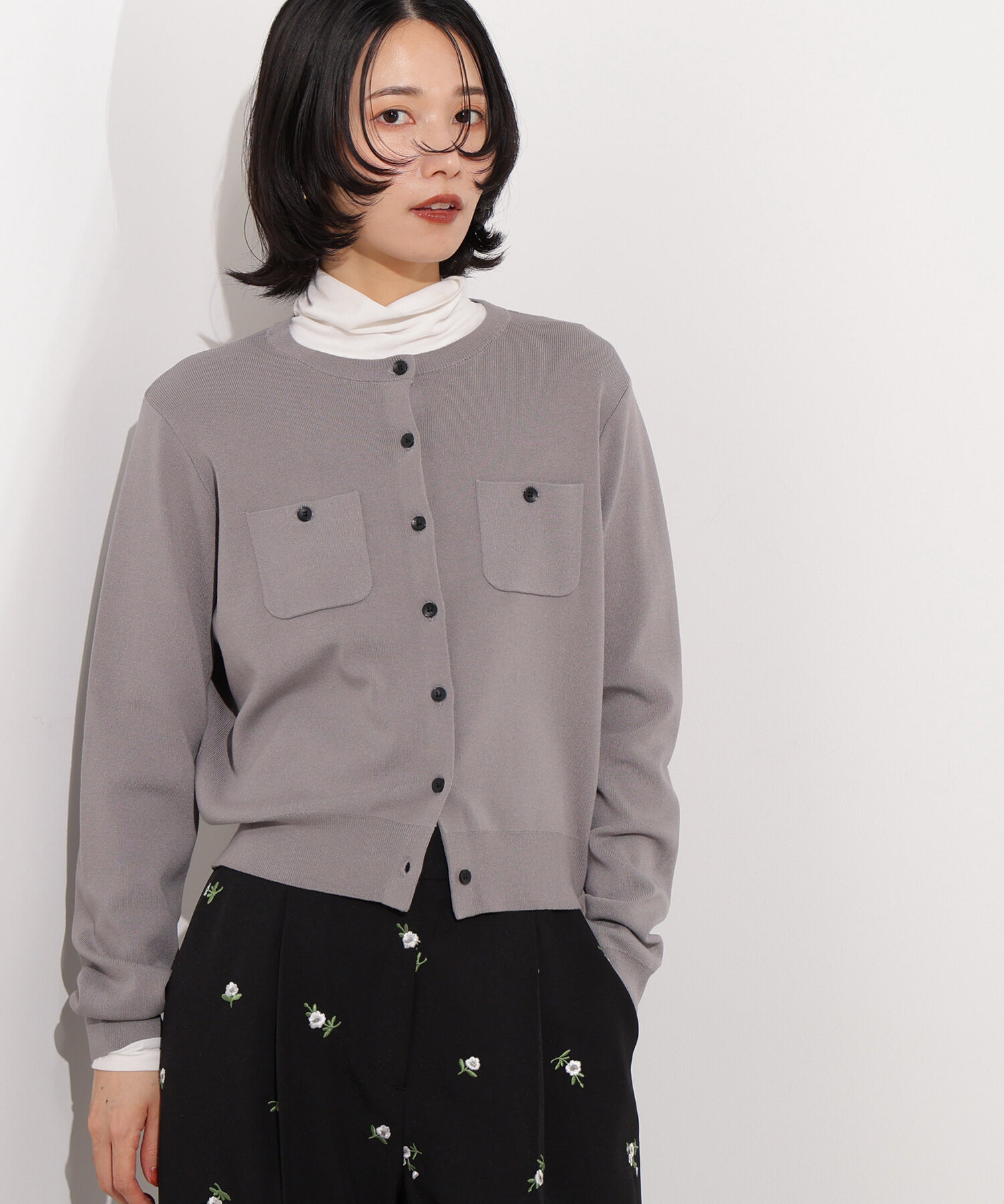  「ベーシックポケットカーディガン」|ニット・セーター|