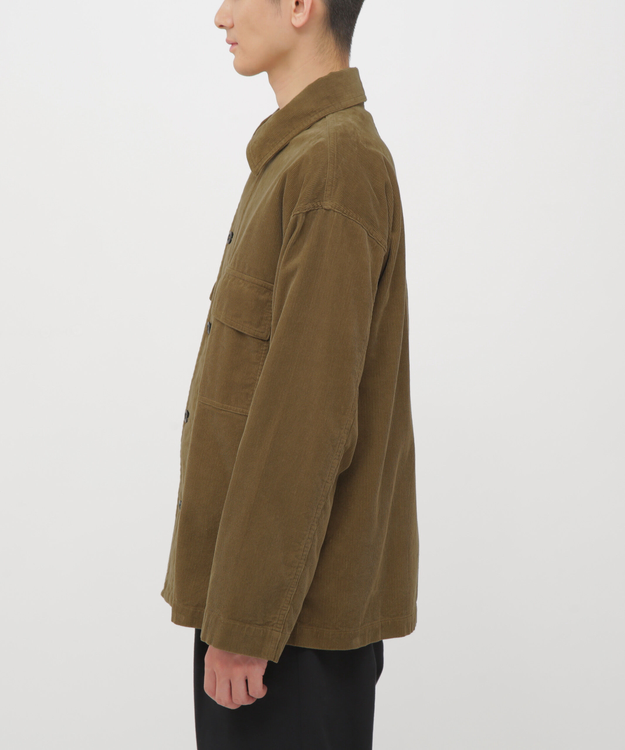 MHL.「DRY COTTON NEEDLECORD SHIRT」|シャツ・ブラウス|