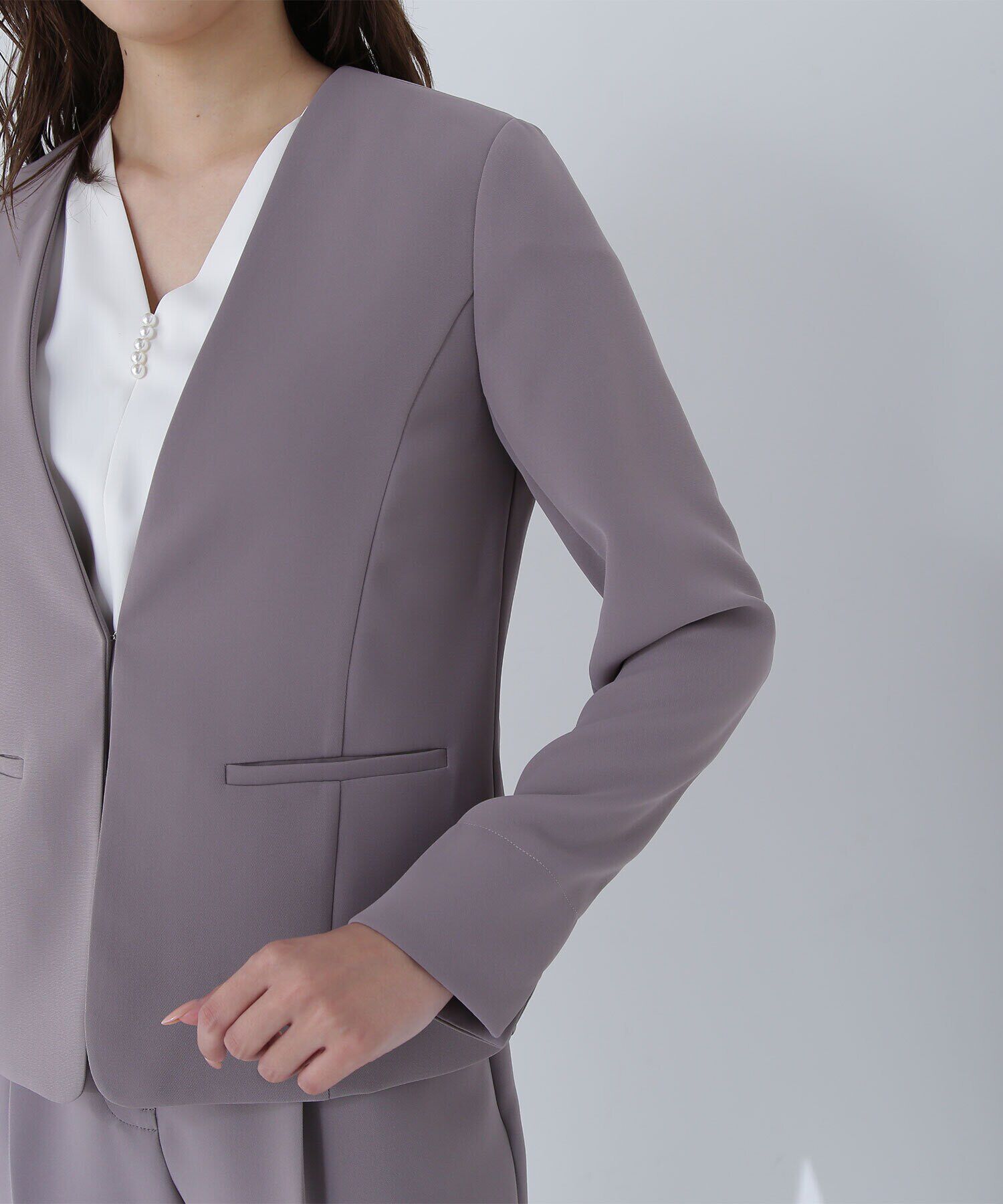  「ドビーツイル SETUP ノーカラージャケット」|その他|