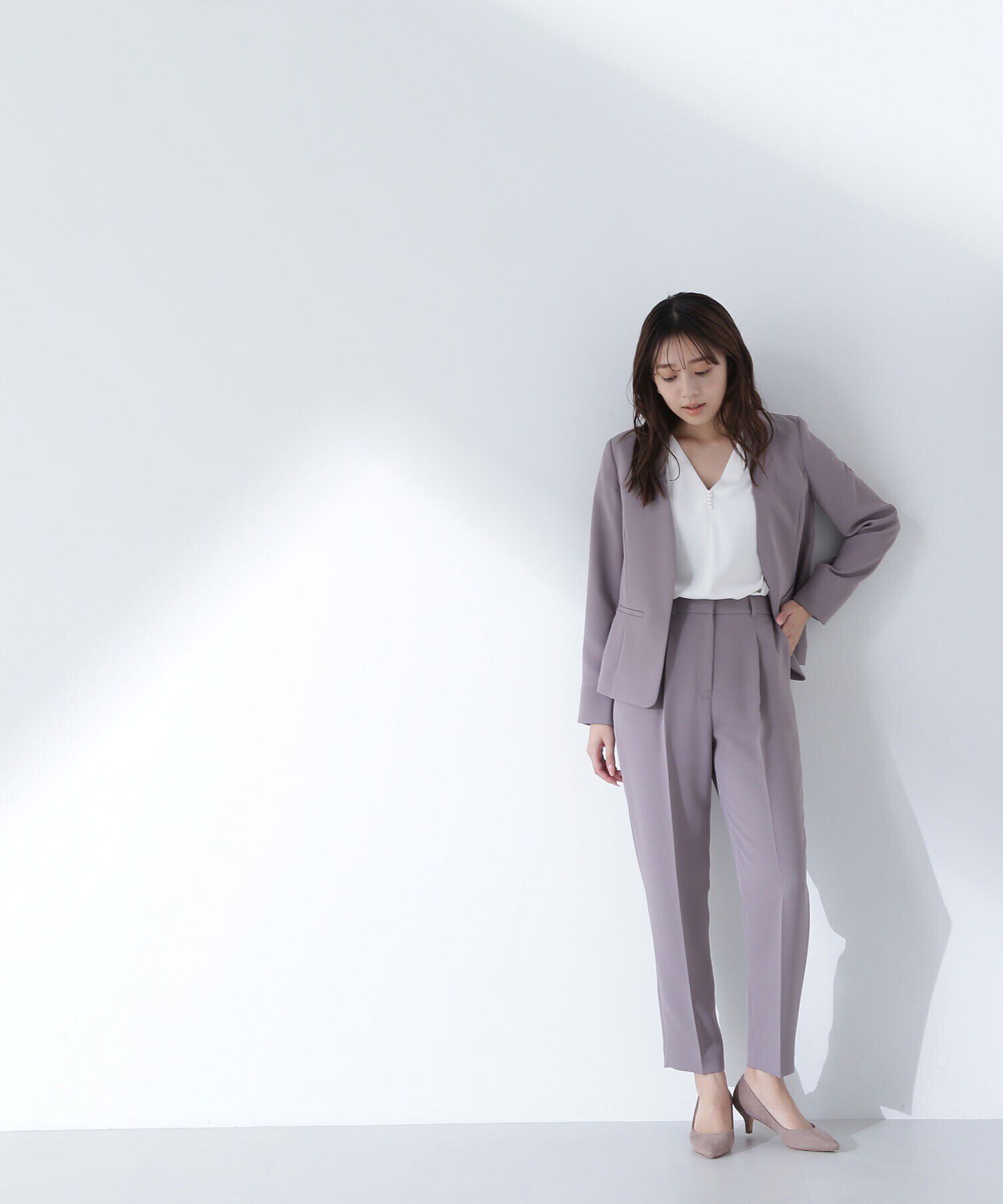  「ドビーツイル SETUP ノーカラージャケット」|その他|