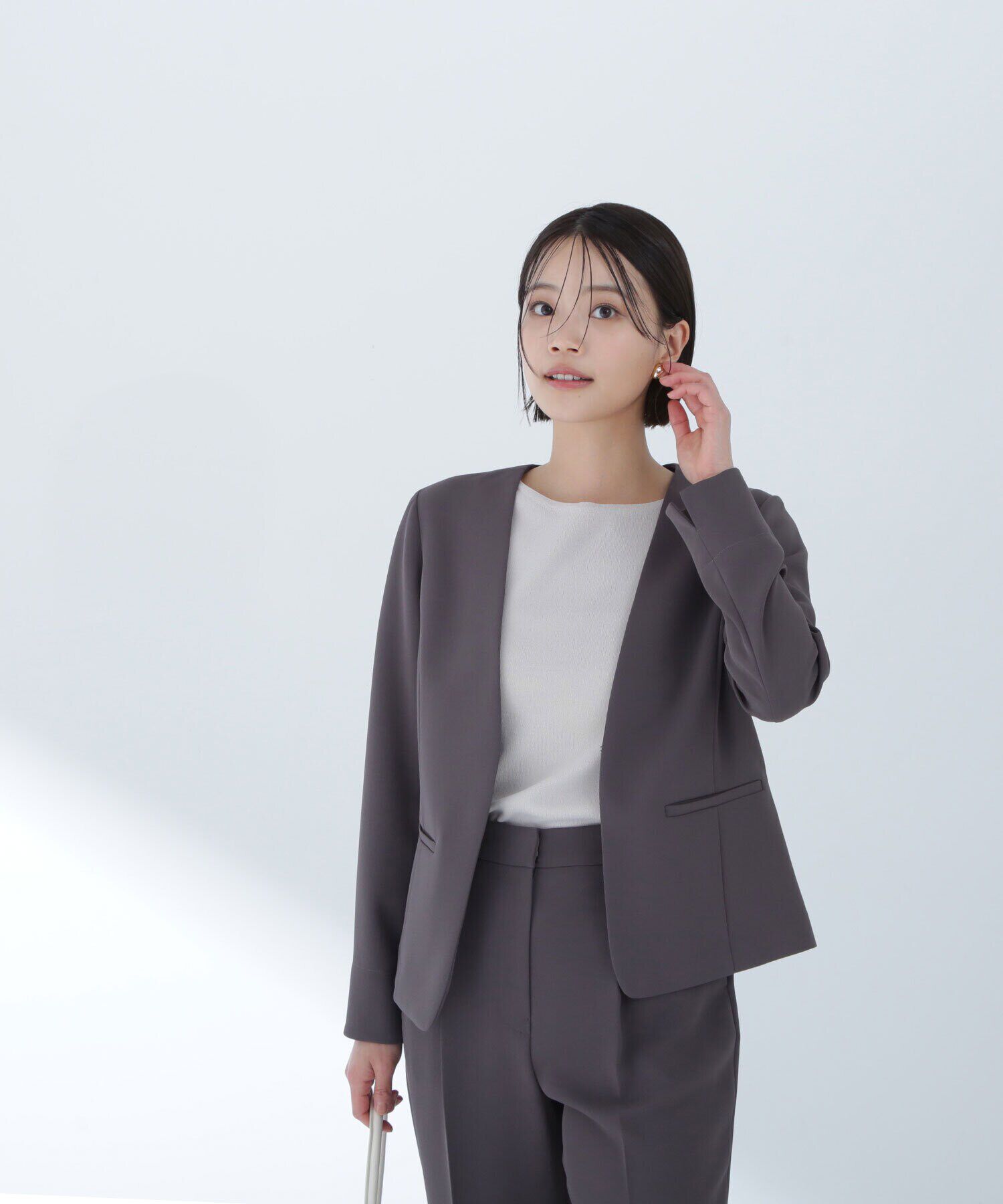  「ドビーツイル SETUP ノーカラージャケット」|その他|