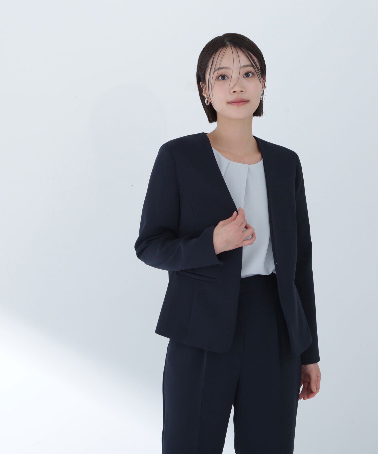  「ドビーツイル SETUP ノーカラージャケット」|その他|