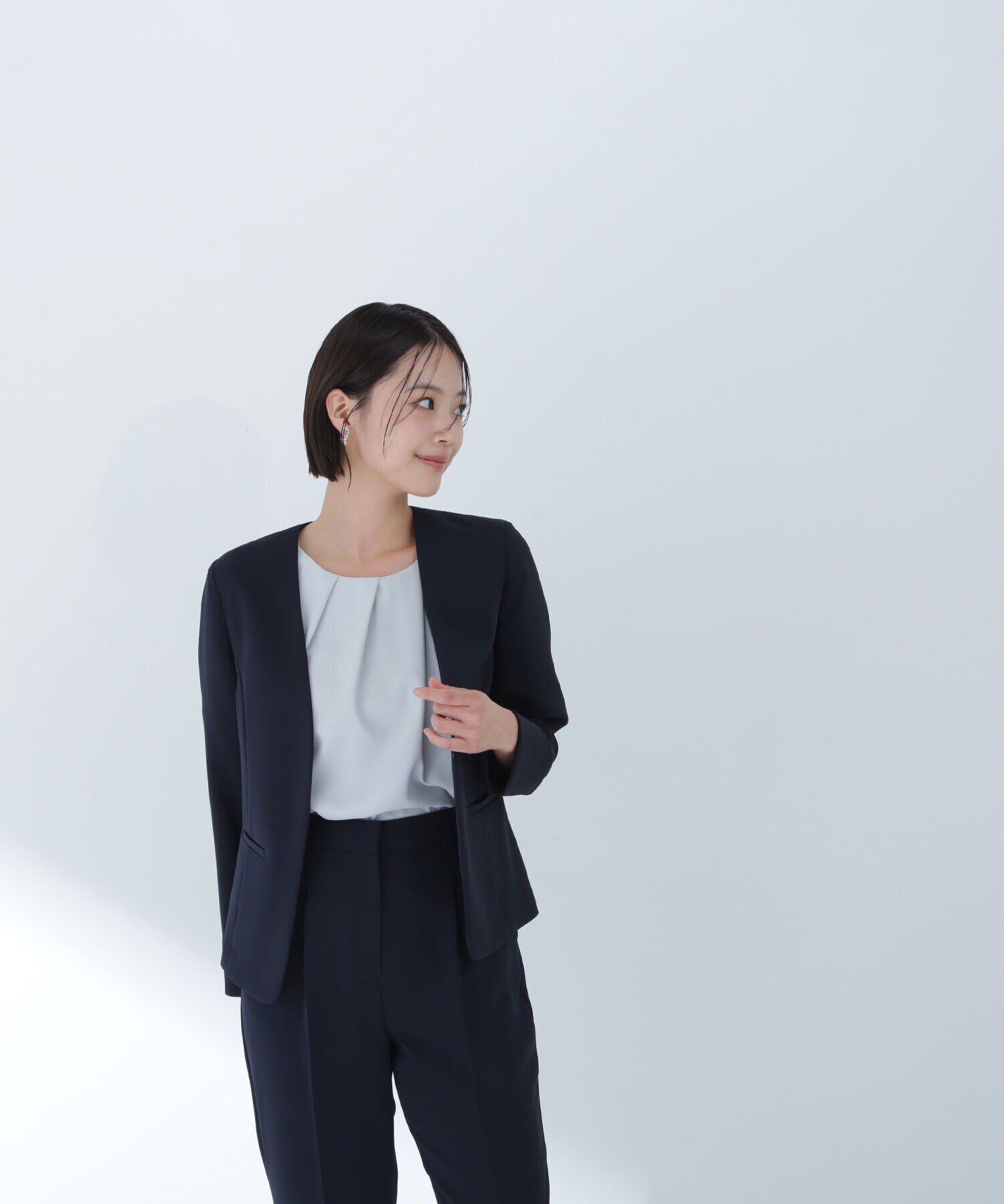  「ドビーツイル SETUP ノーカラージャケット」|その他|