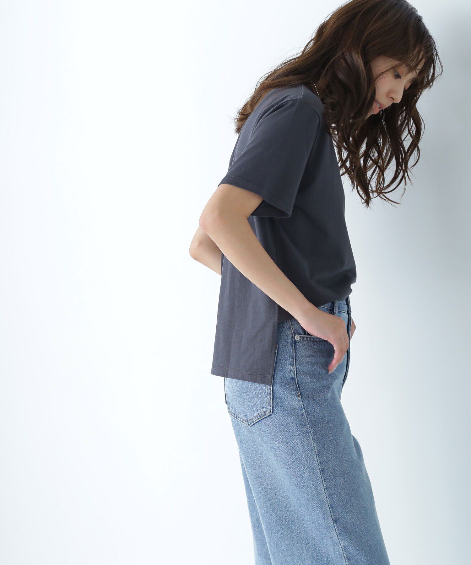  「バーティカルロゴボクシーTシャツ」|Tシャツ・カットソー|