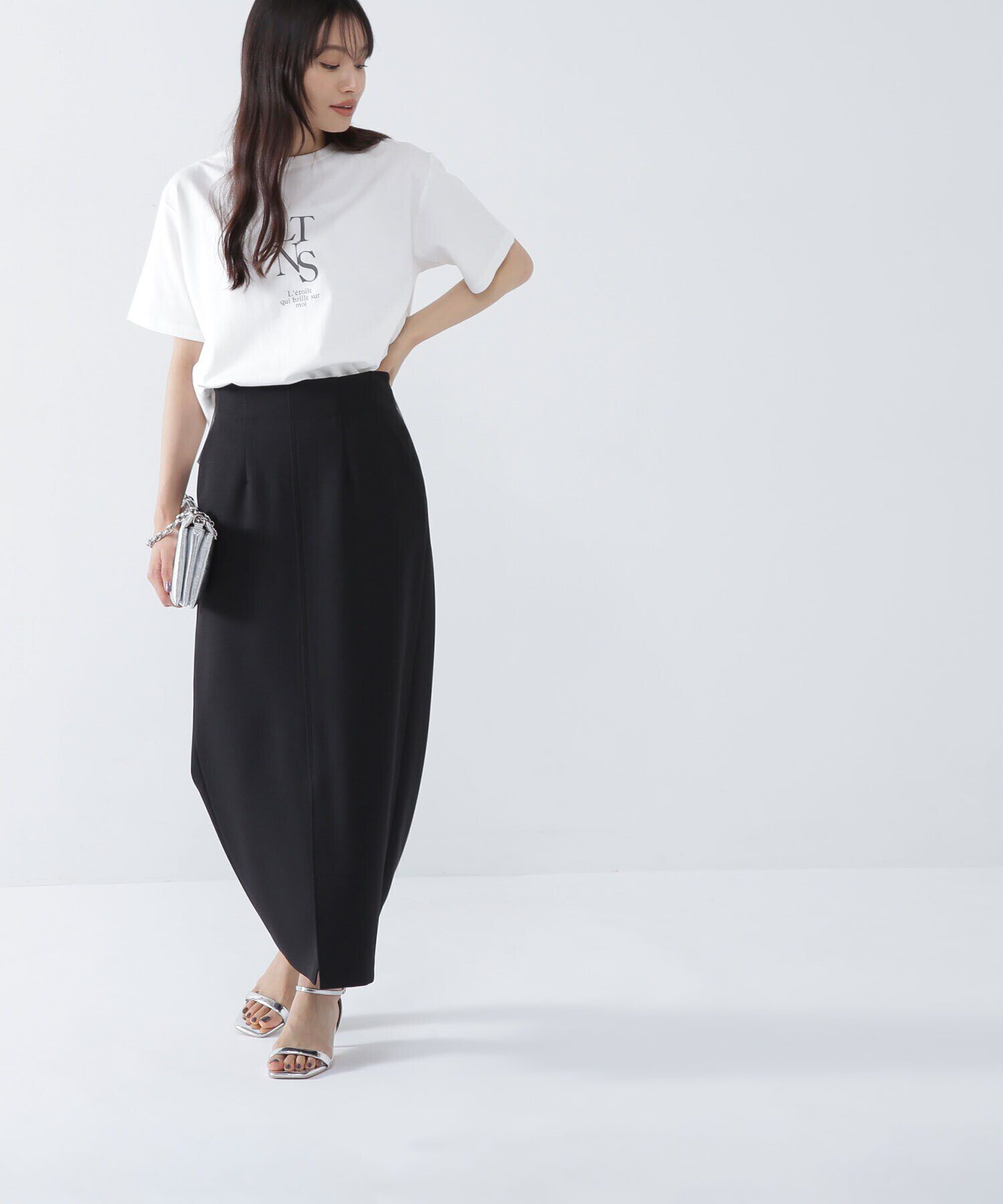  「バーティカルロゴボクシーTシャツ」|Tシャツ・カットソー|