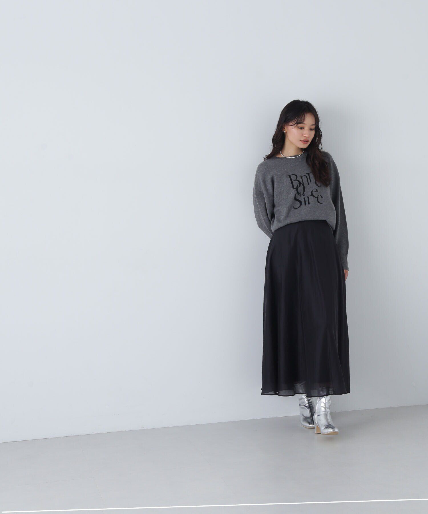  「ジャガードロゴニット」|ニット・セーター|