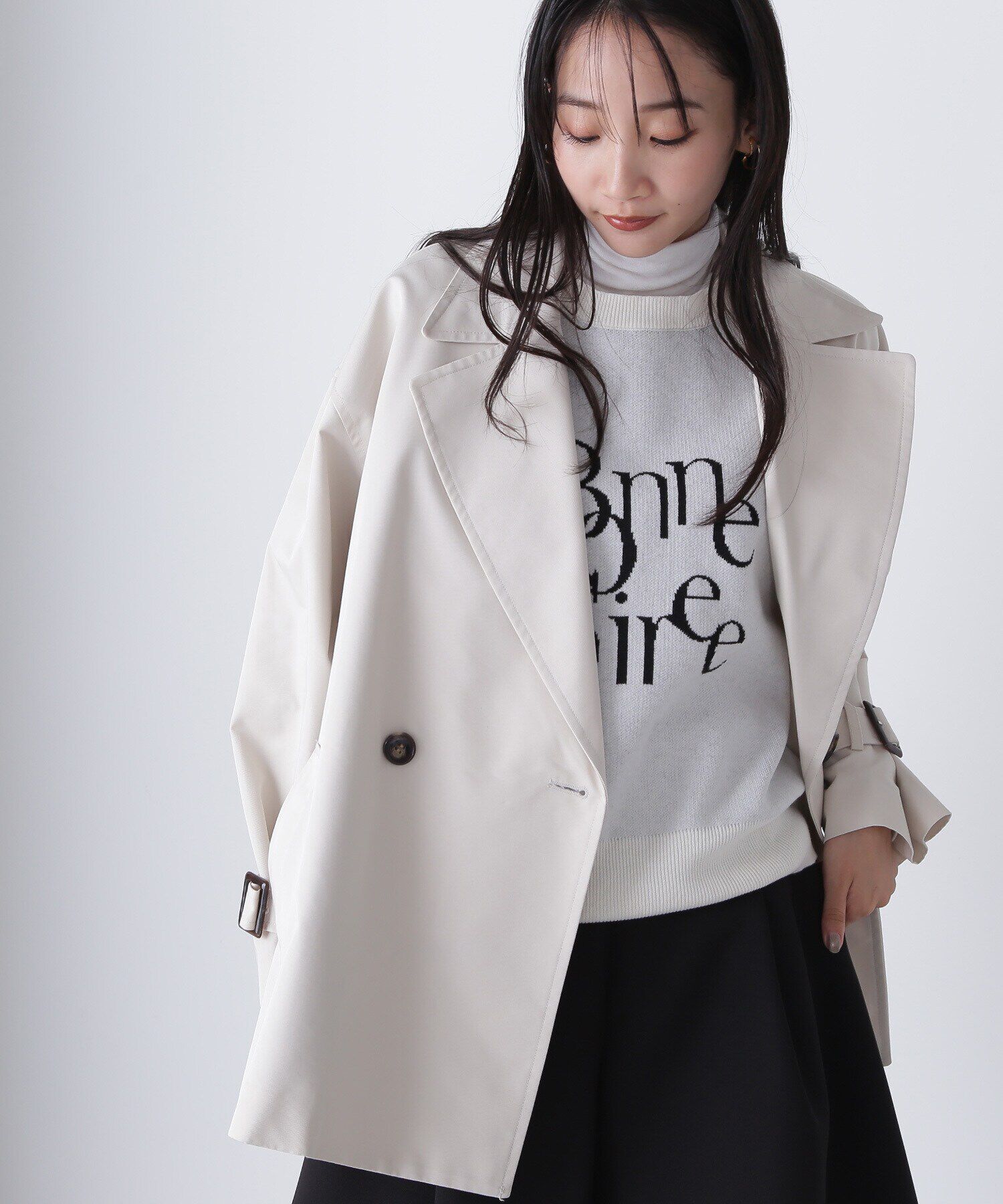  「ジャガードロゴニット」|ニット・セーター|