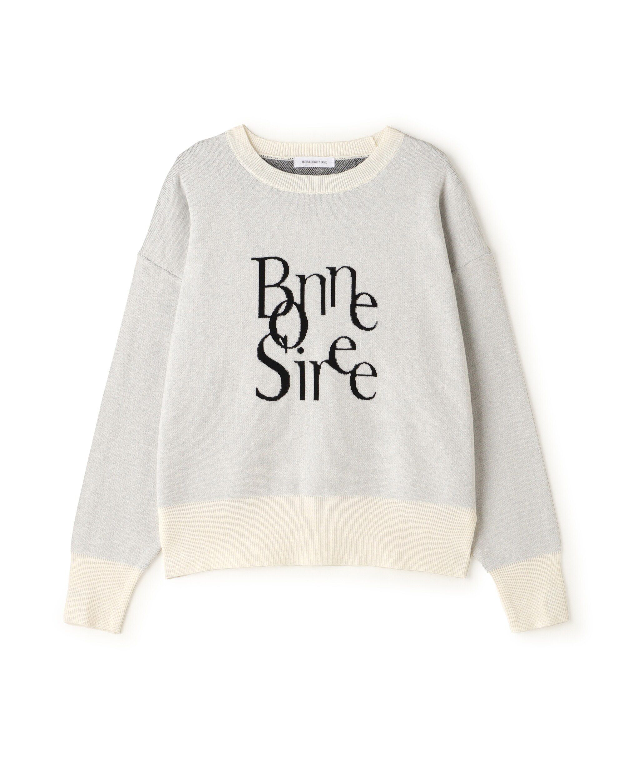  「ジャガードロゴニット」|ニット・セーター|