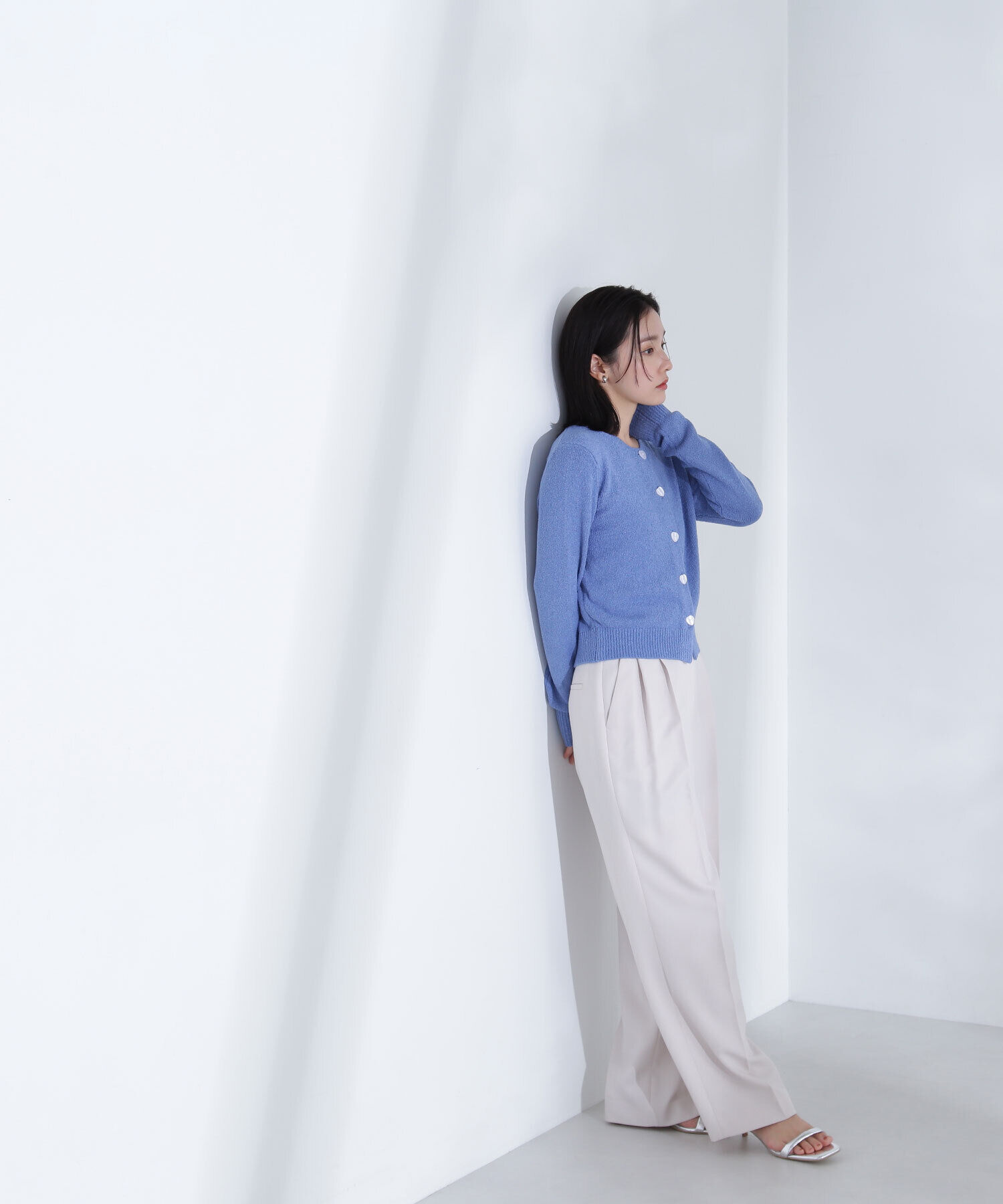  「パウダーツイル SETUP ワイドストレートパンツ」|その他|