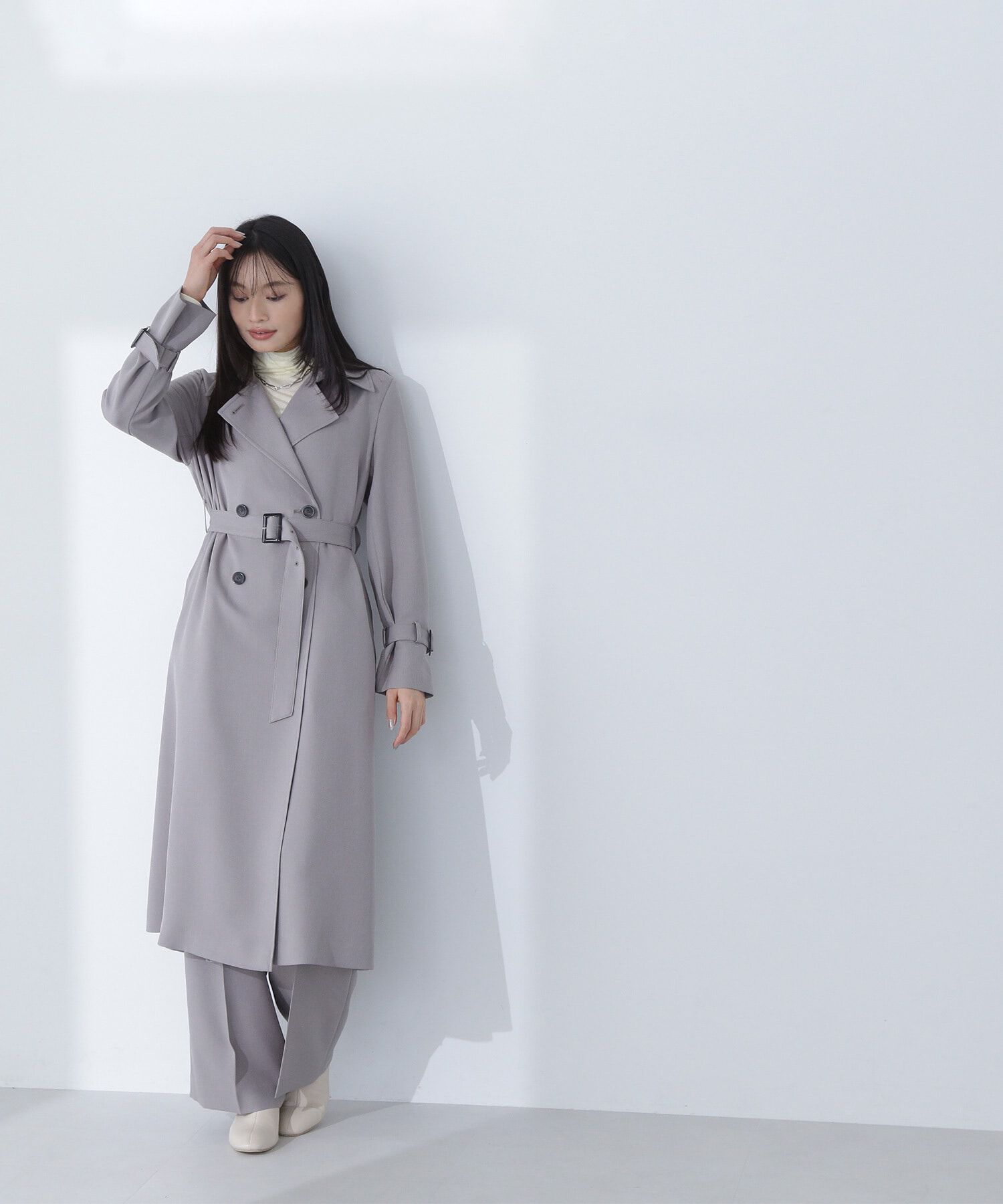  「パウダーツイル SETUP ワイドストレートパンツ」|その他|