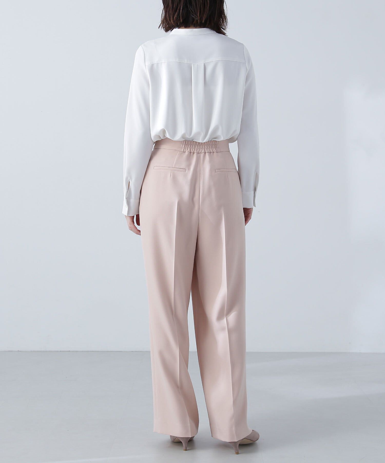  「パウダーツイル SETUP ワイドストレートパンツ」|その他|