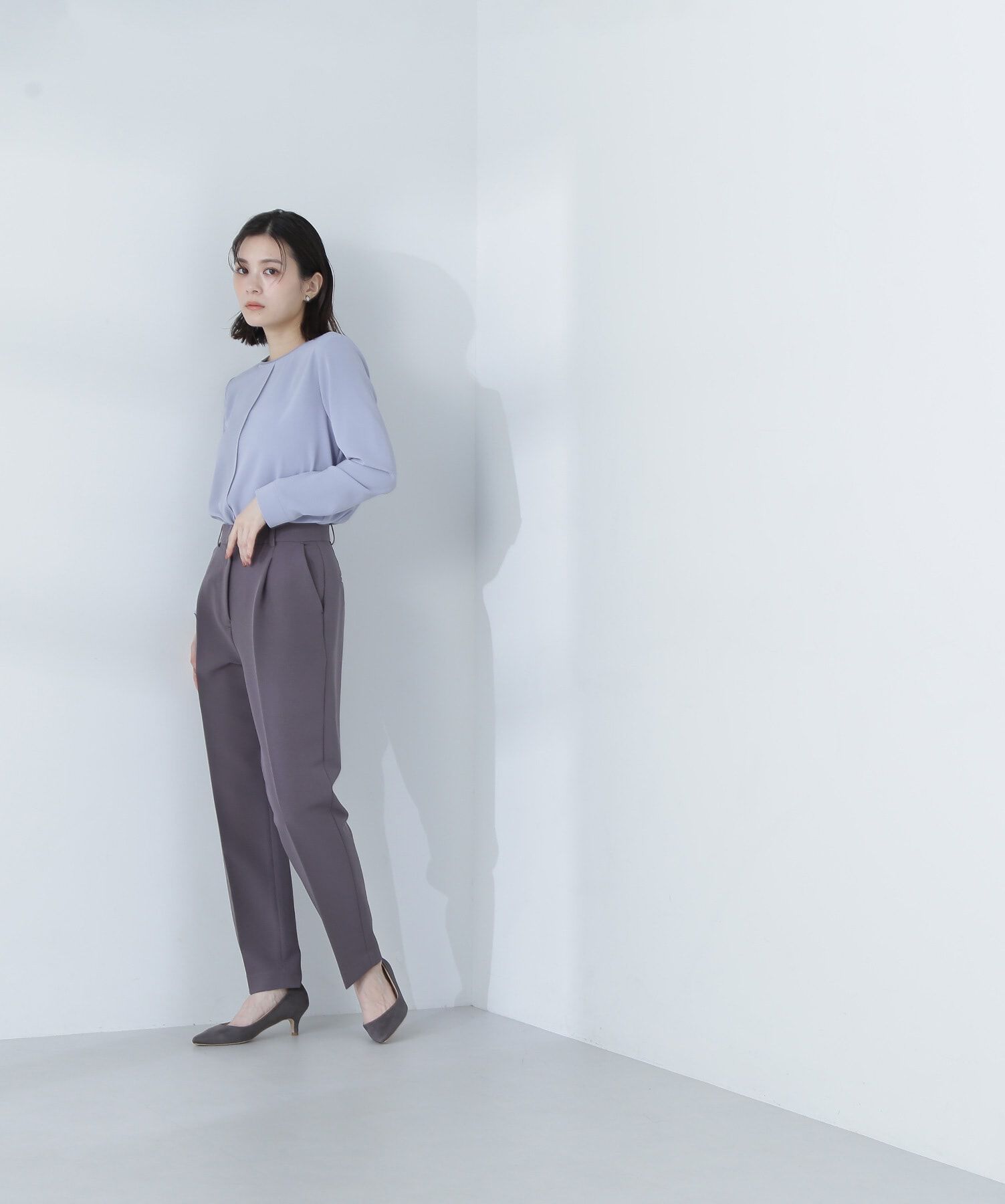  「ダブルクロスストレッチ SETUP テーパードパンツ」|その他|