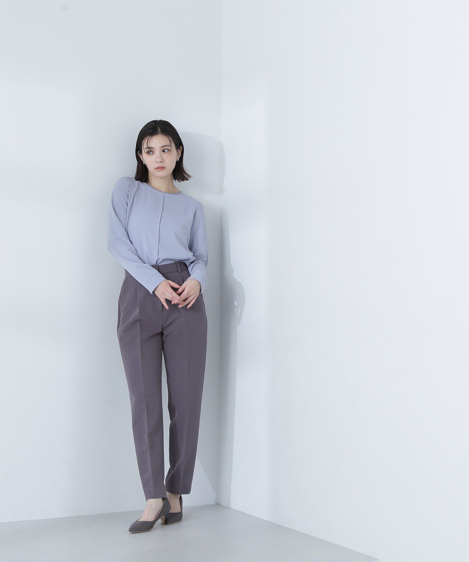  「ダブルクロスストレッチ SETUP テーパードパンツ」|その他|