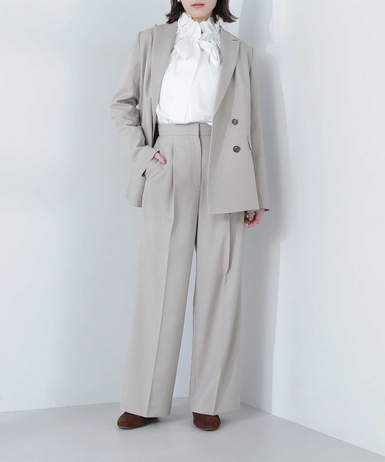  「クラッシー SETUP ストレートパンツ」|その他|