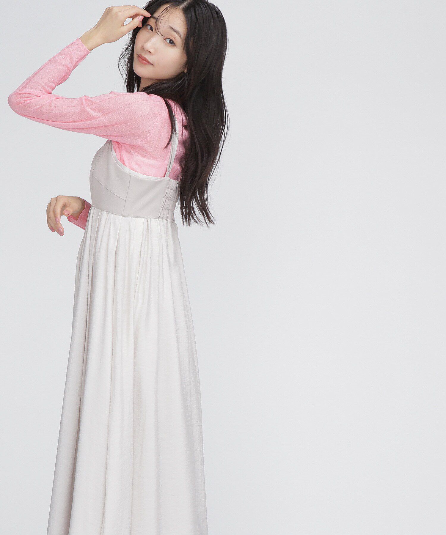  「キャミレイヤードワンピース」|ワンピース|