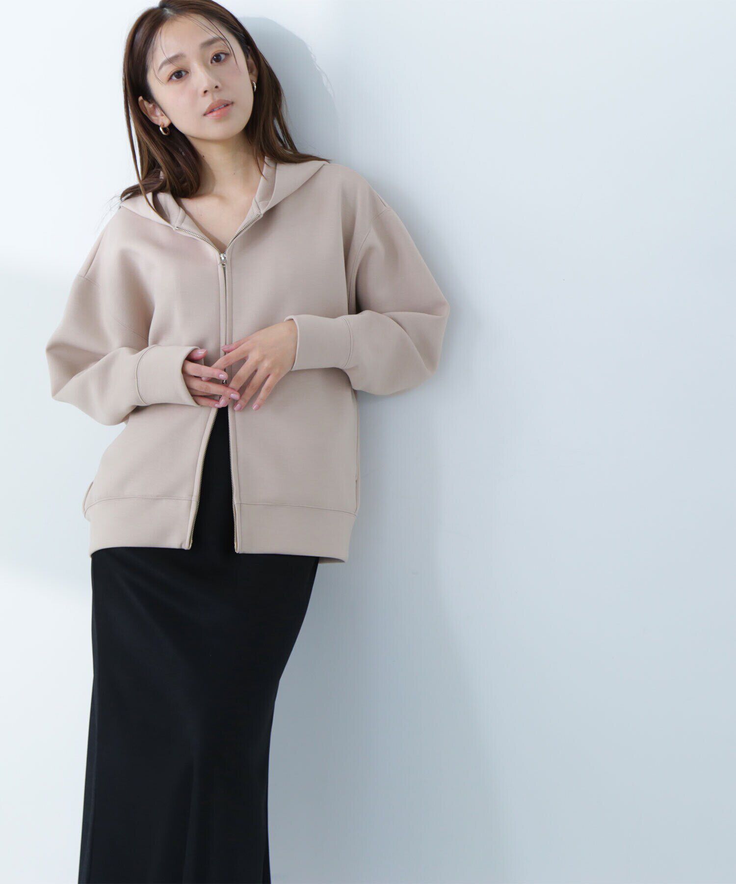  「ダンボールフォルムジップフーディー」|Tシャツ・カットソー|